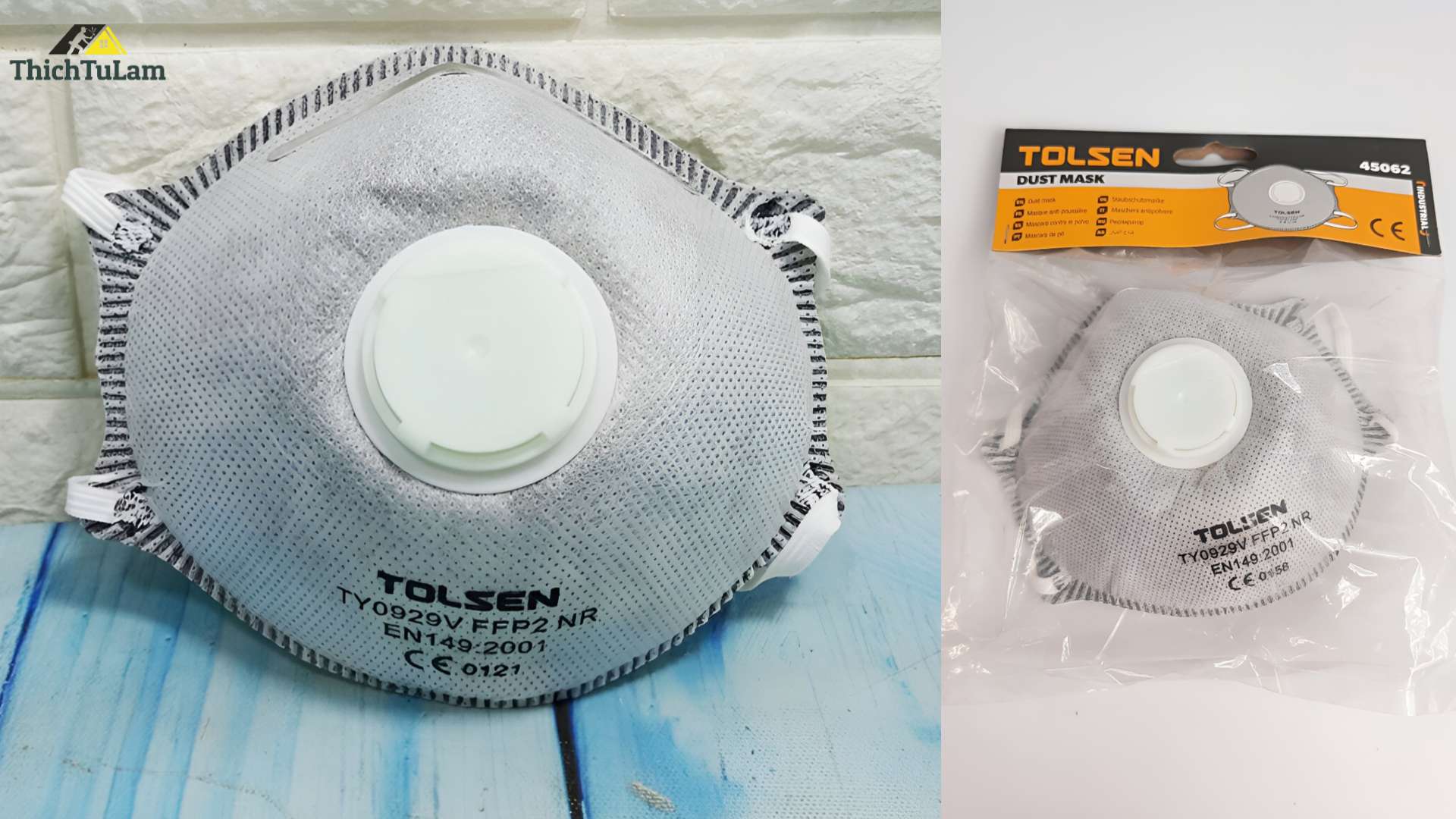 Khẩu trang công nghiệp Tolsen 45062