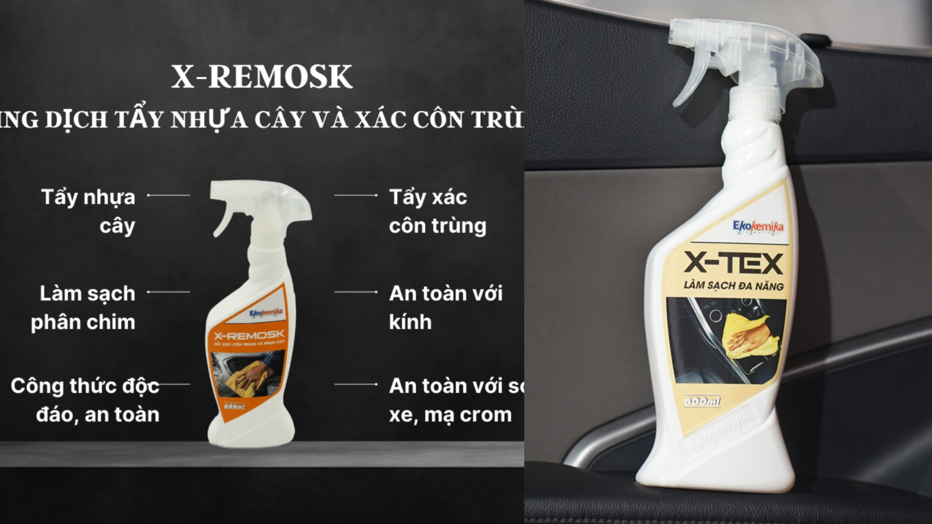 Khôi phục nội thất ô tô dễ dàng với Ekokemika