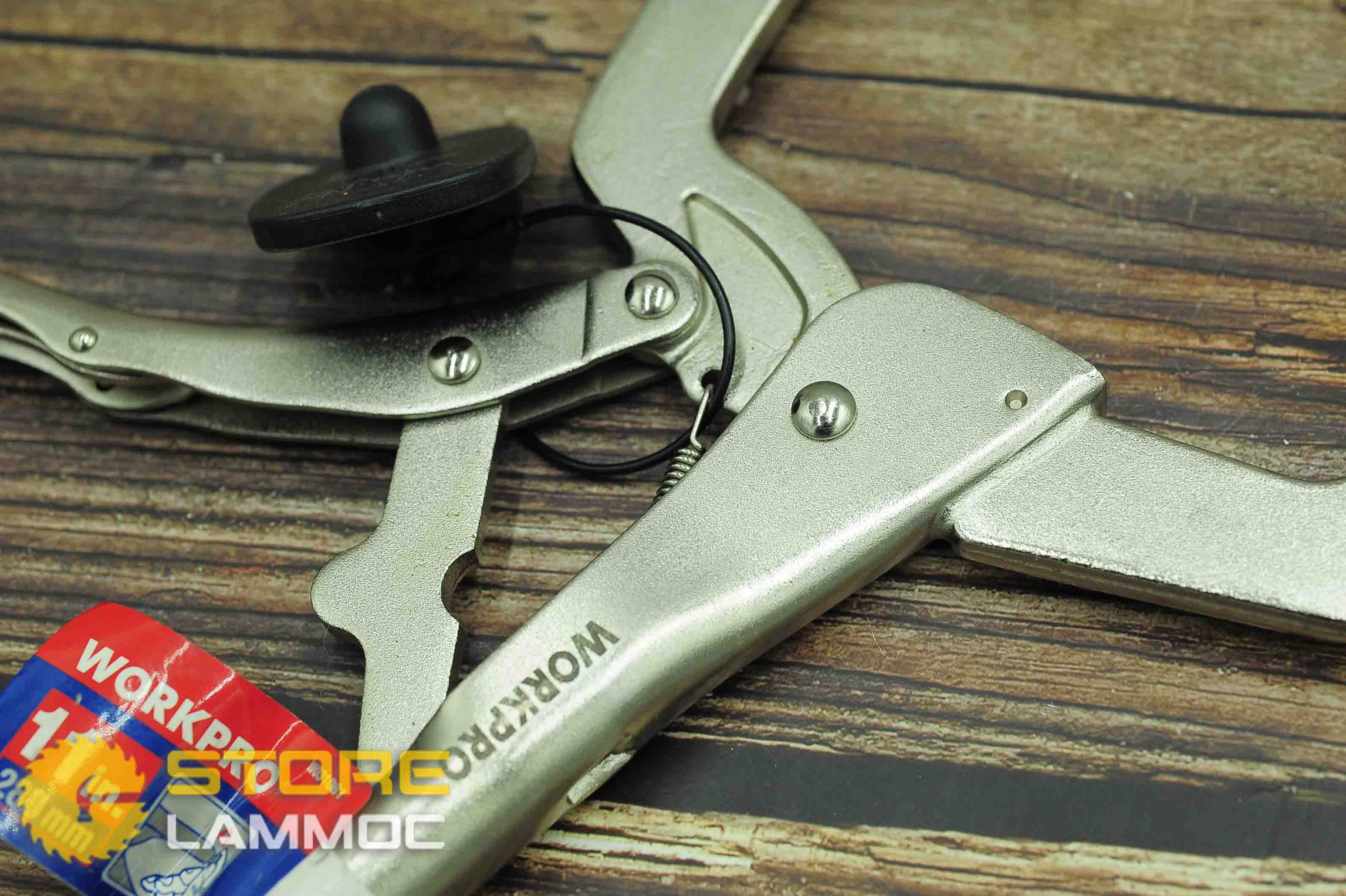 Kìm bấm chết chữ C có đế 10inch và 12inch Workpro 6inch