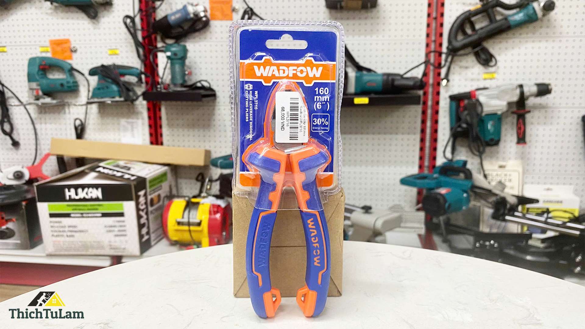 Kìm cắt cao cấp 160mm Wadfow WPL3716