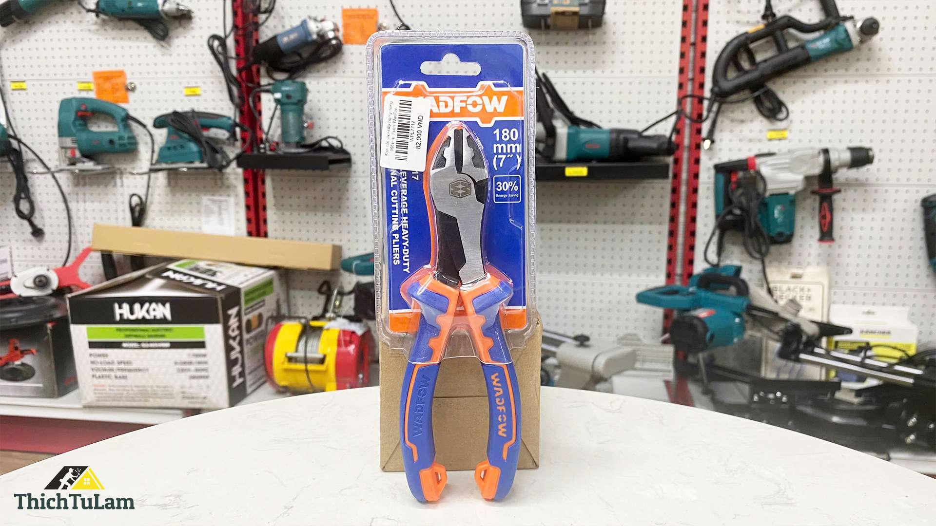 Kìm cắt cao cấp hạng nặng 180mm 7inch Wadfow WPL7717