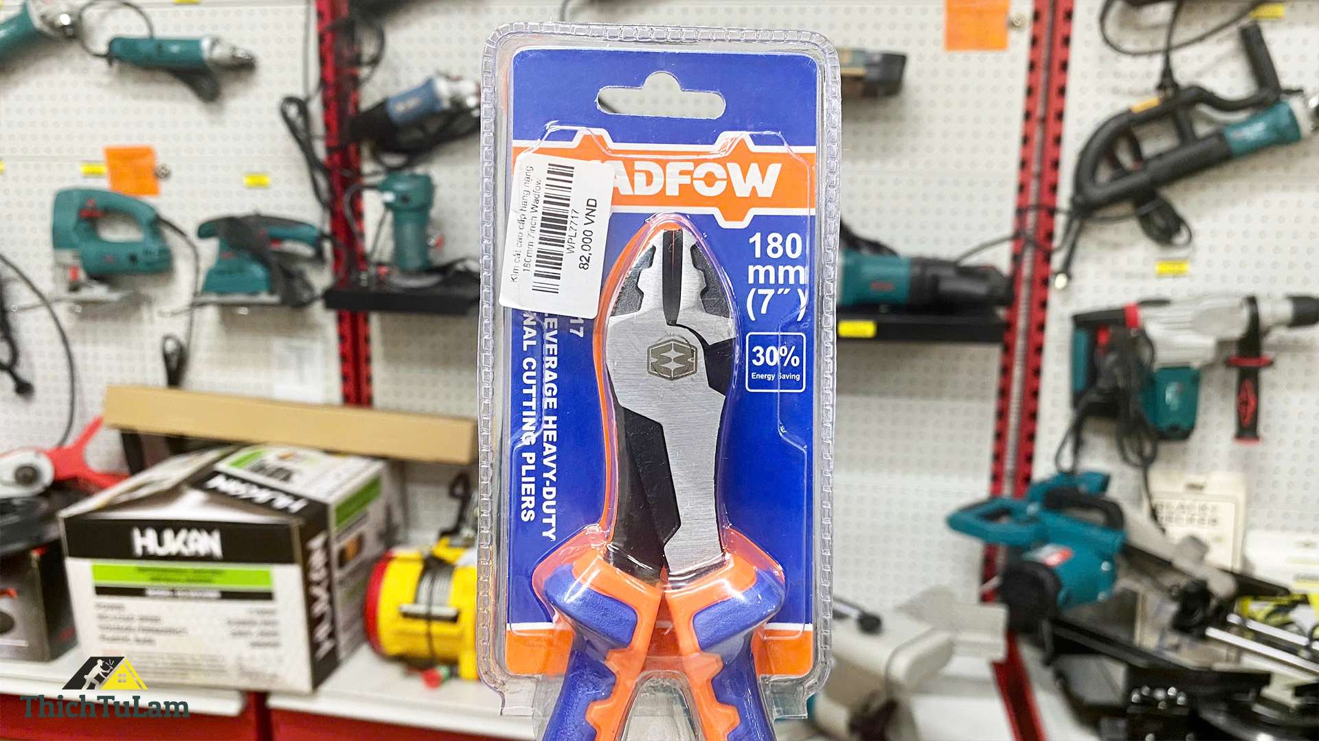 Kìm cắt cao cấp hạng nặng 180mm 7inch Wadfow WPL7717