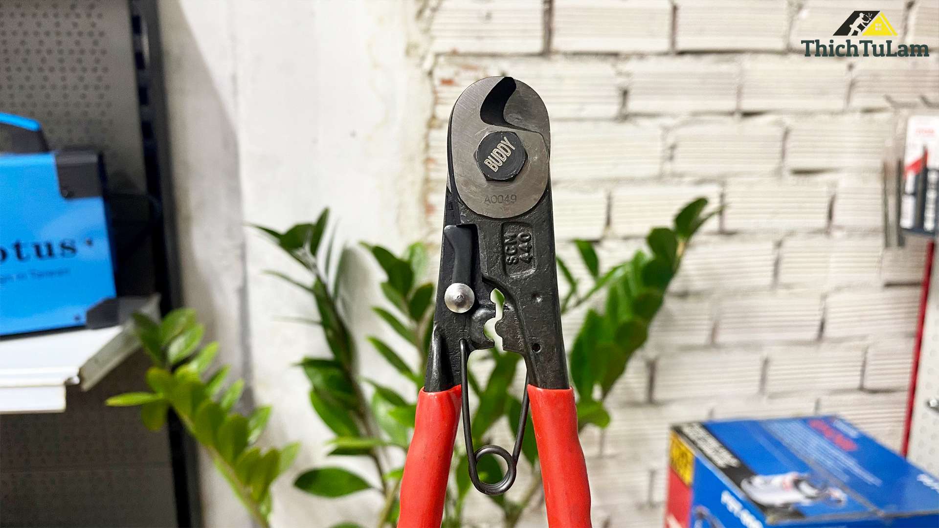 Kìm cắt cáp lụa dây thắng xe cao cấp 8" Buddy BA0049
