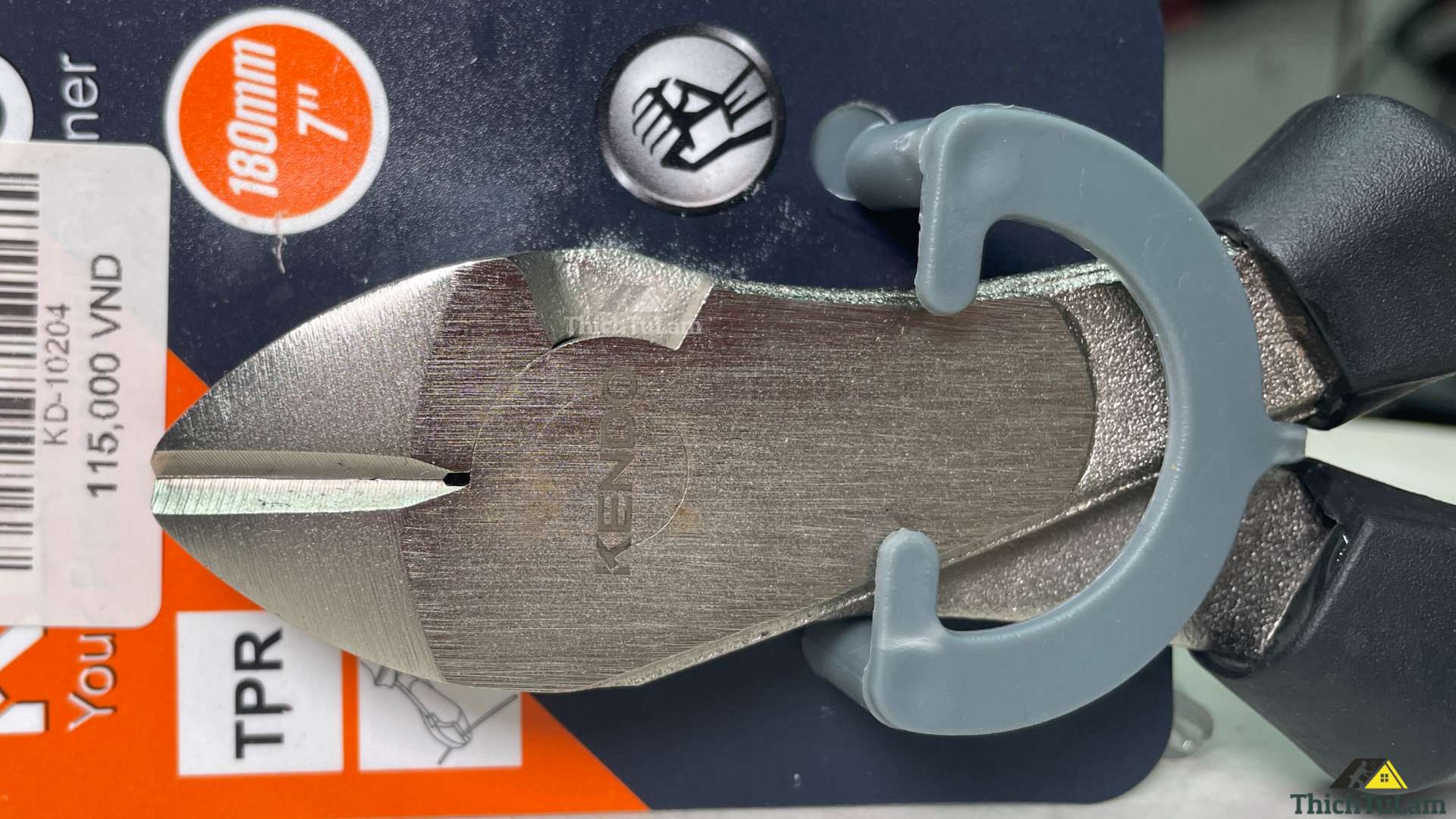 Kìm cắt chéo hạng nặng 7 inch 180mm Kendo 10204