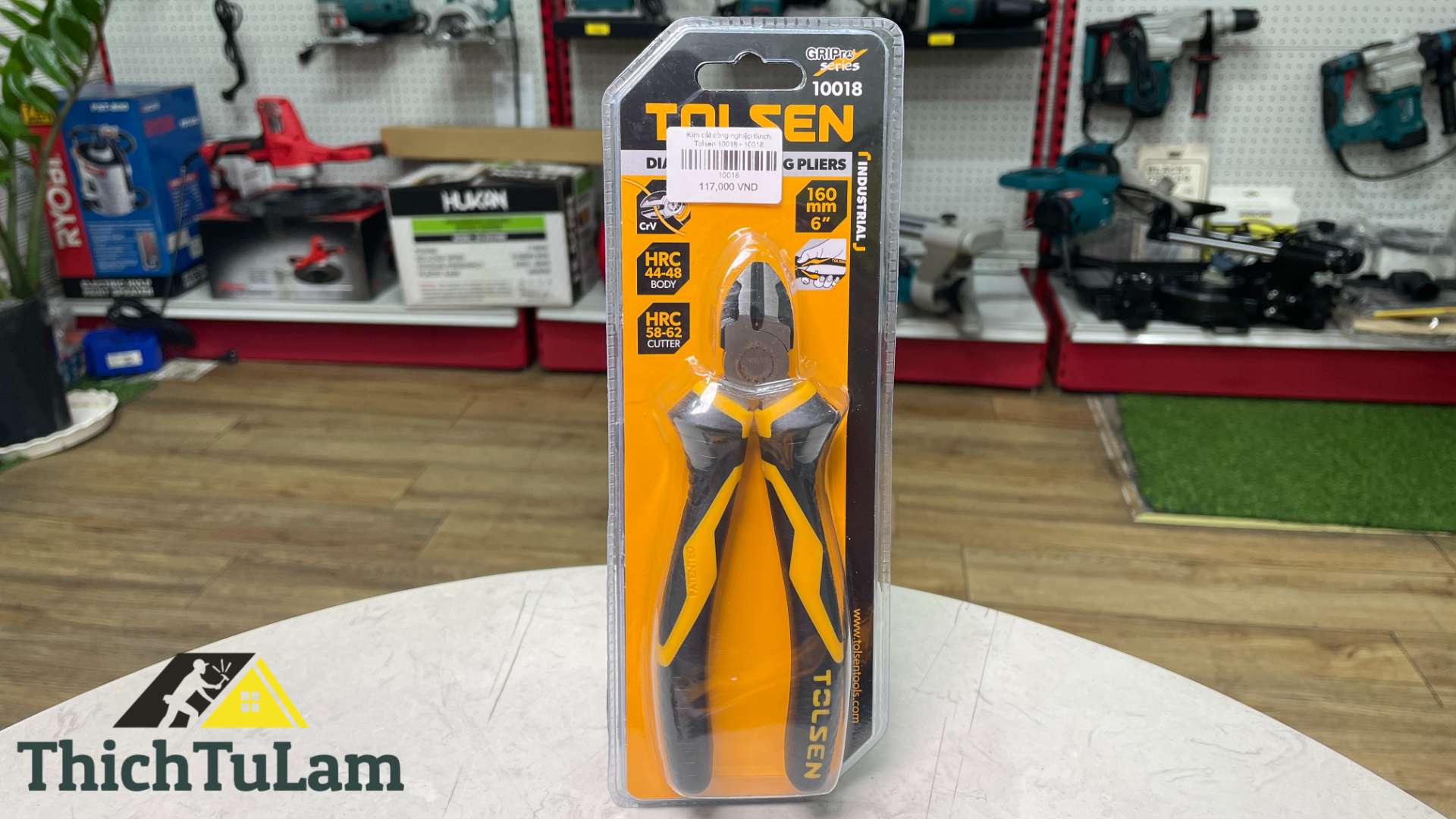 Kìm cắt công nghiệp 6 " Tolsen 10018