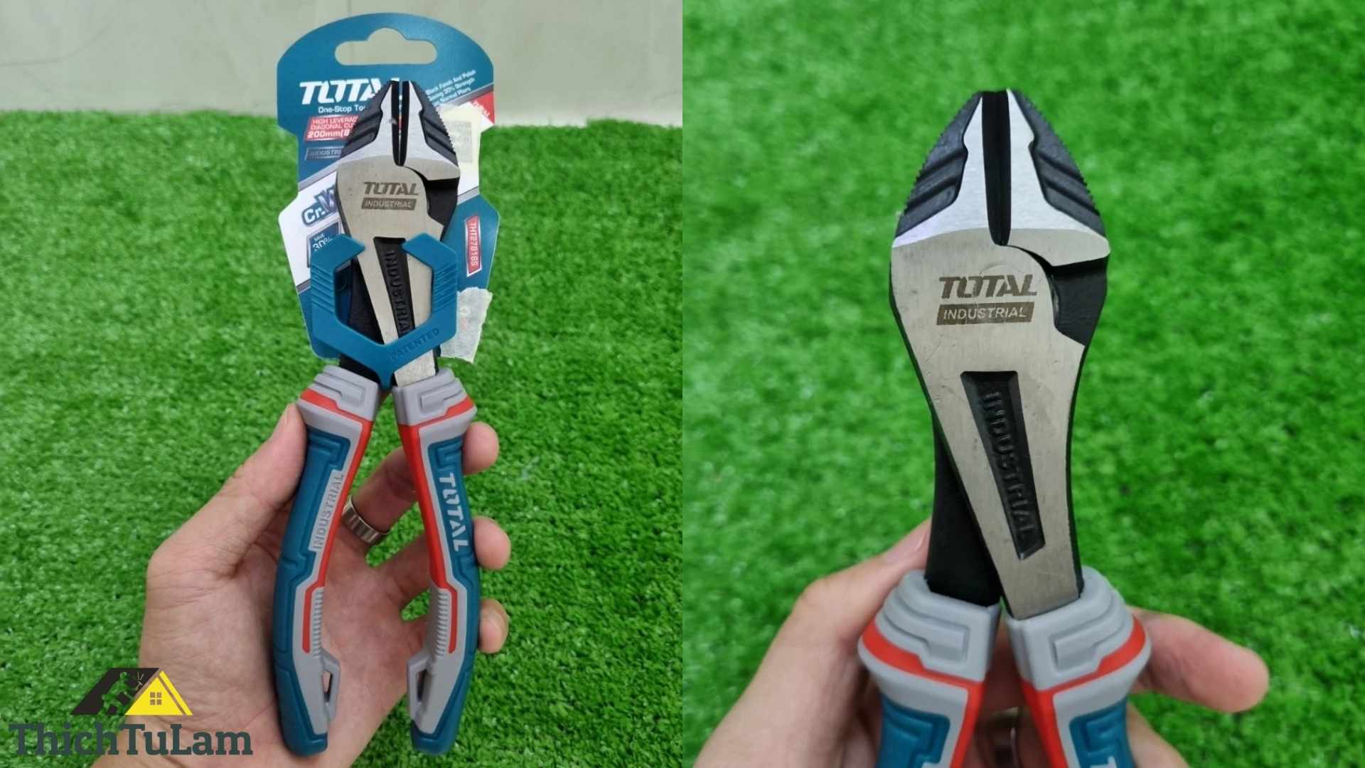 Kìm cắt đây điện cộng lực cao cấp 180mm Total THT27716S