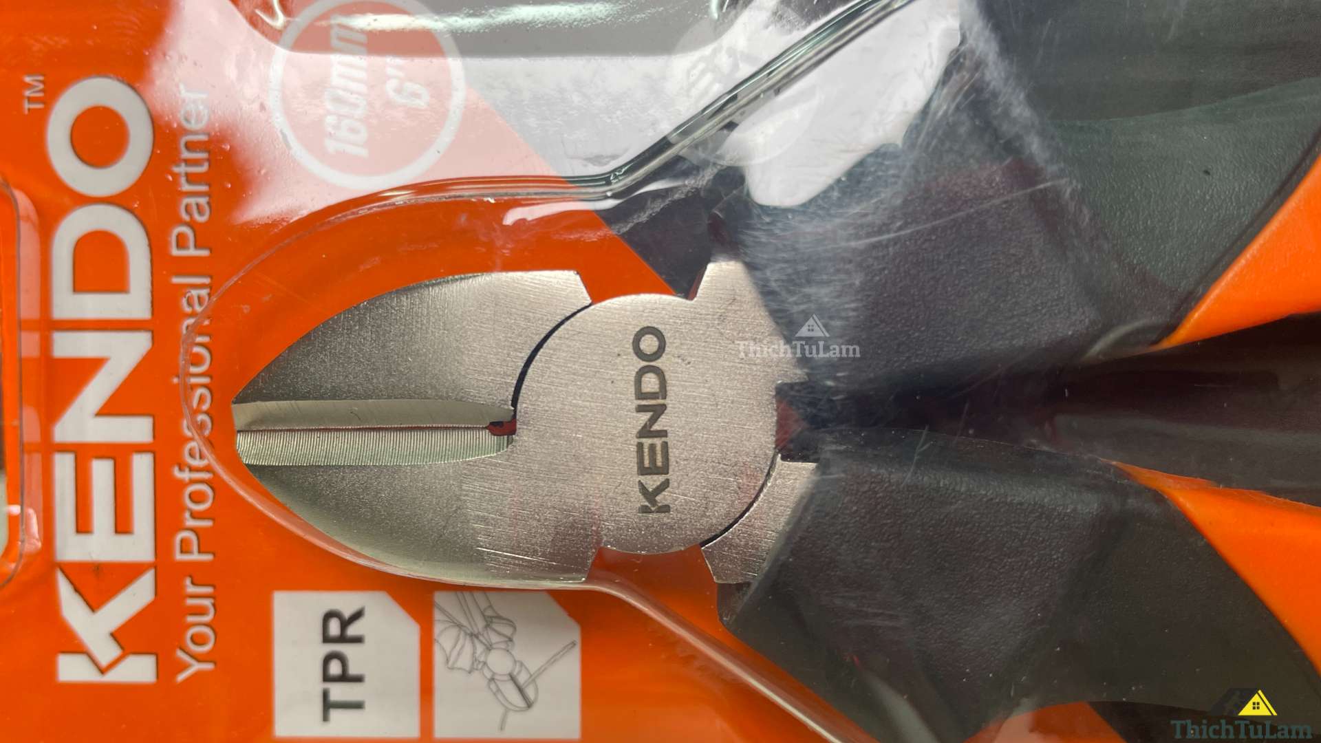 Kìm cắt hạng nặng 160mm Kendo 10231