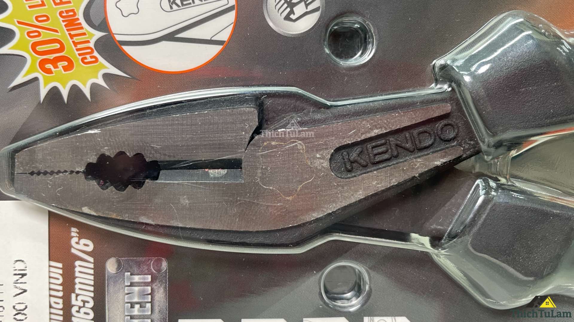 Kìm điện hạng nặng bằng thép CR-V Kendo 10111