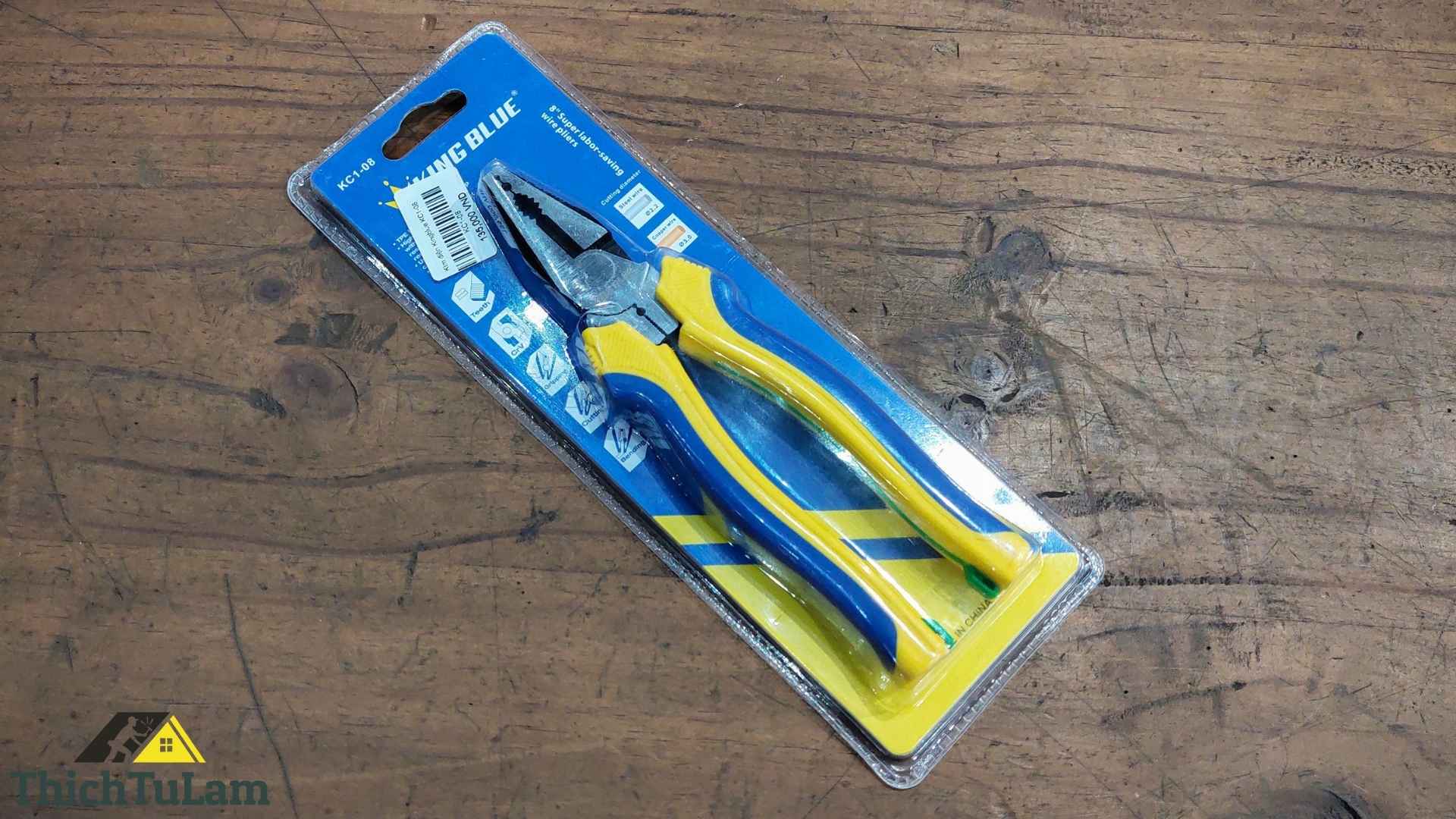 Kìm điện cao cấp 180mm Kingblue KC1-08