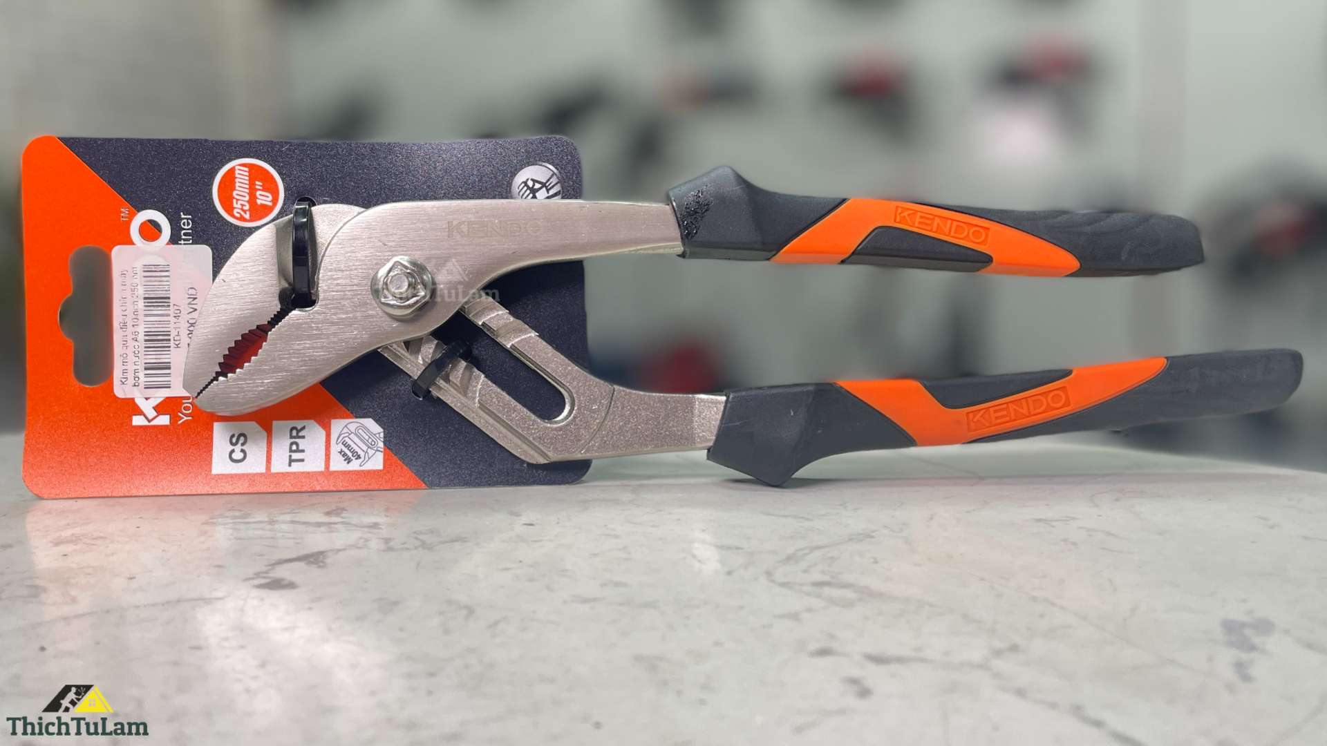 Kìm mỏ quạ điều chỉnh máy bơm nước A6 10inch 250mm Kendo 11407