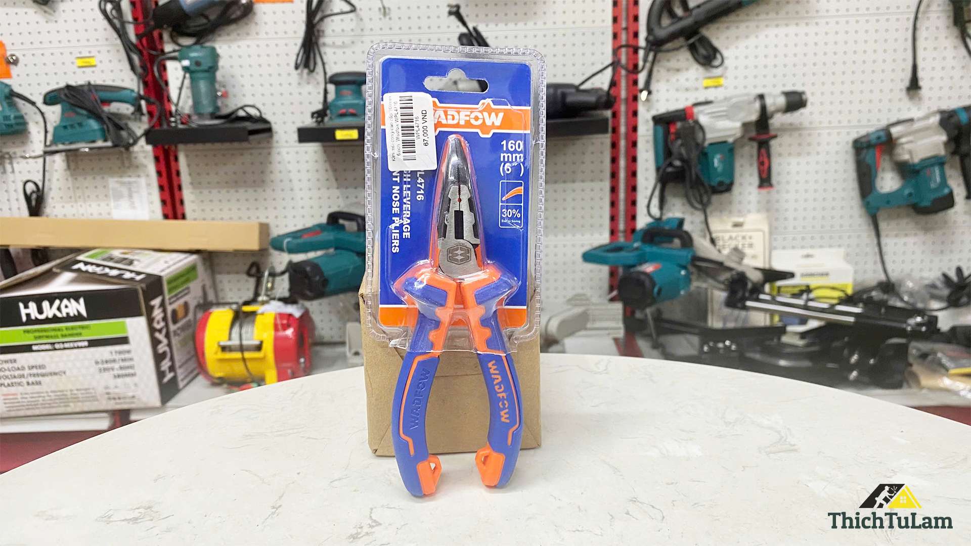 Kìm mũi cong cao cấp 160mm 6inch WPL4716