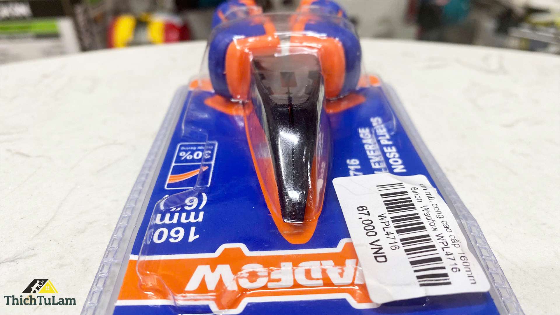 Kìm mũi cong cao cấp 160mm 6inch WPL4716