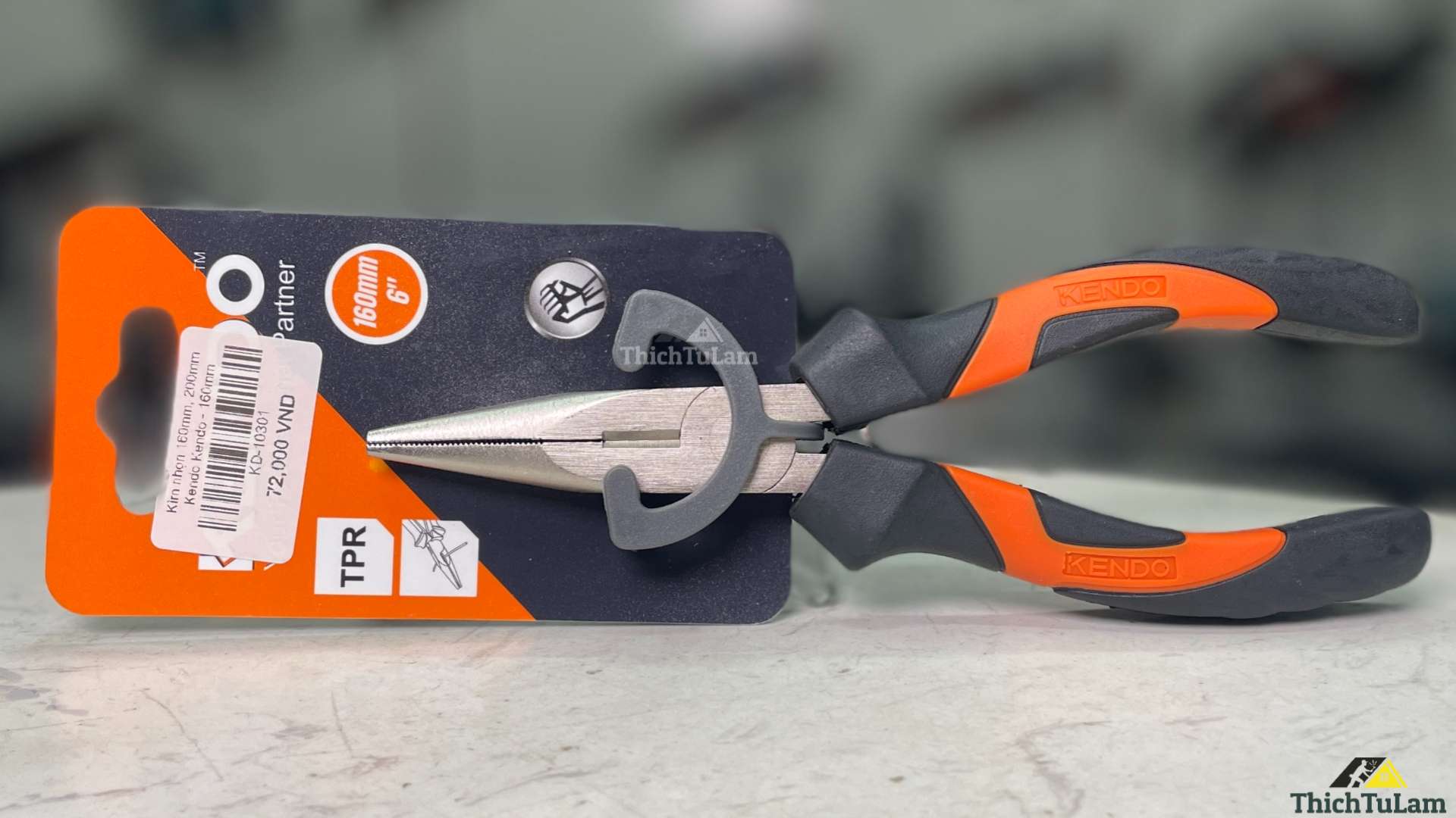Kìm nhọn 160mm Kendo 10301