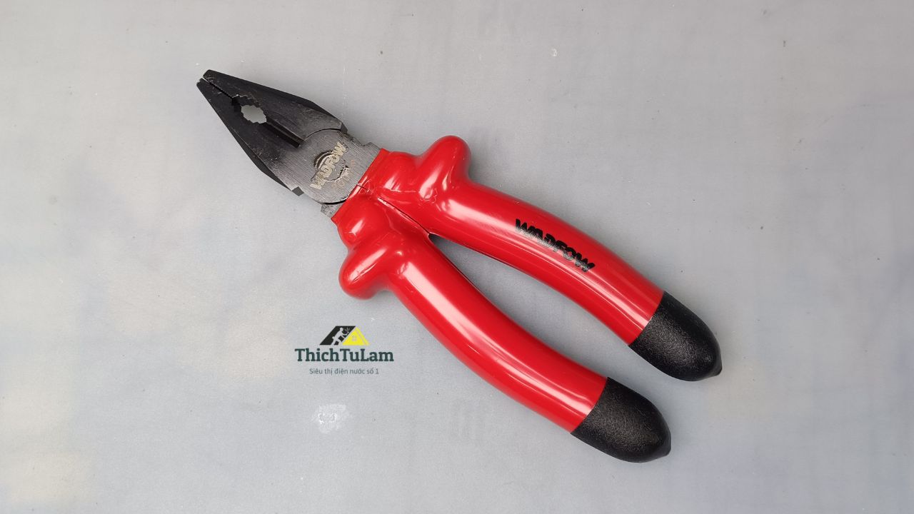 Kìm răng cách điện 180mm 7inch Wadfow WPL1637