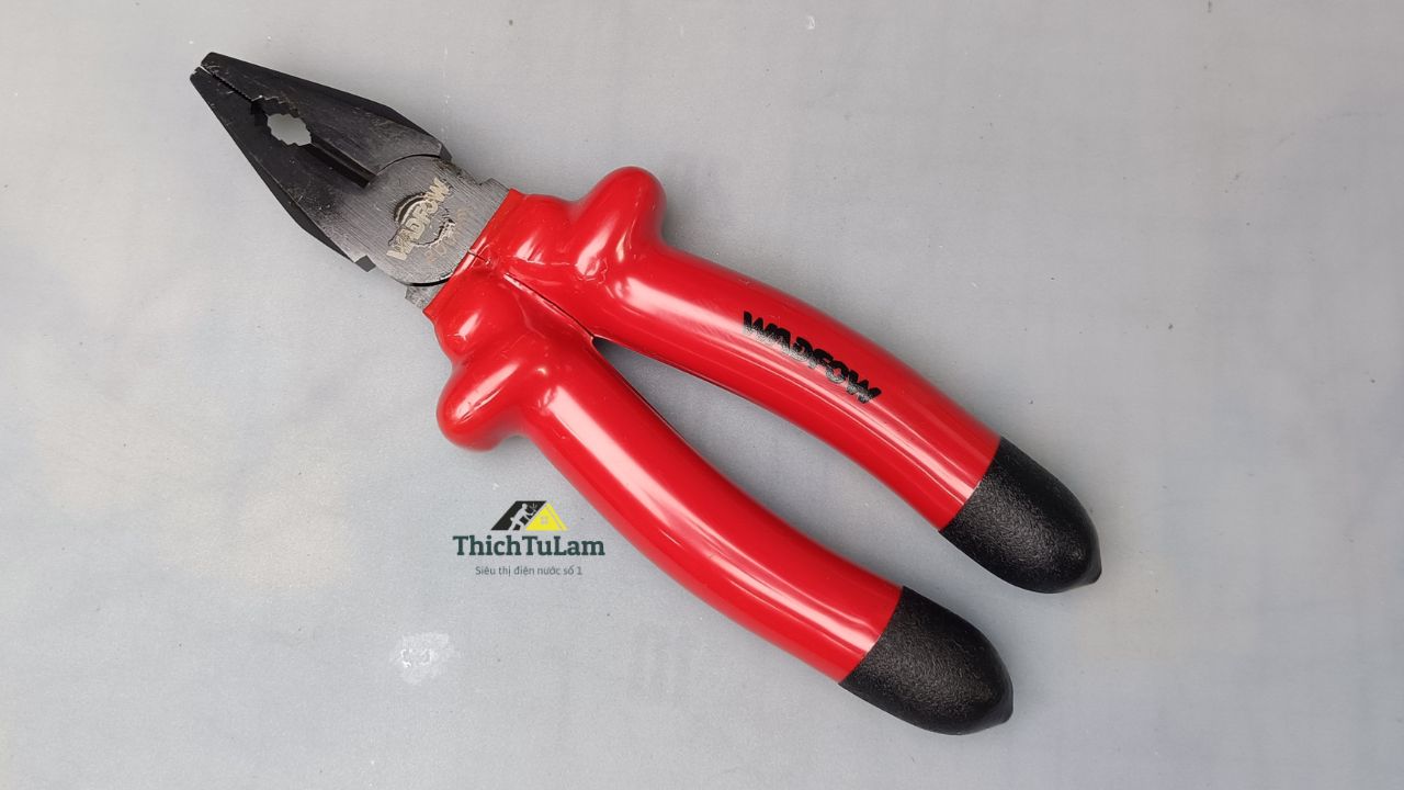 Kìm răng cách điện 200mm 8inch Wadfow WPL1638