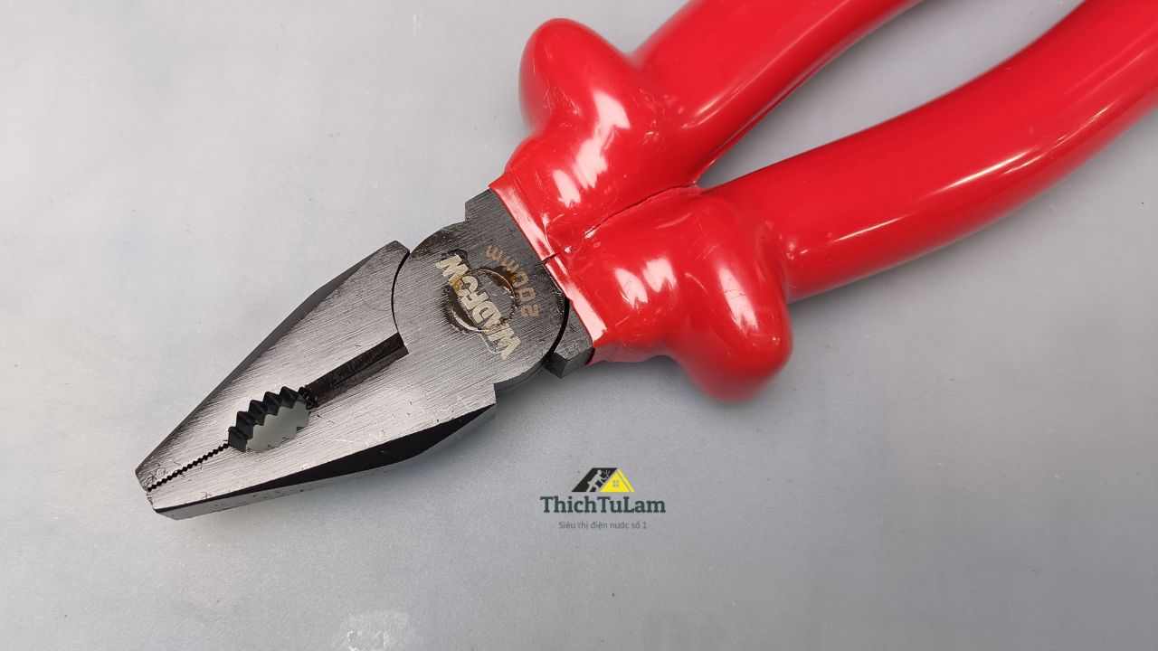 Kìm răng cách điện 200mm 8inch Wadfow WPL1638