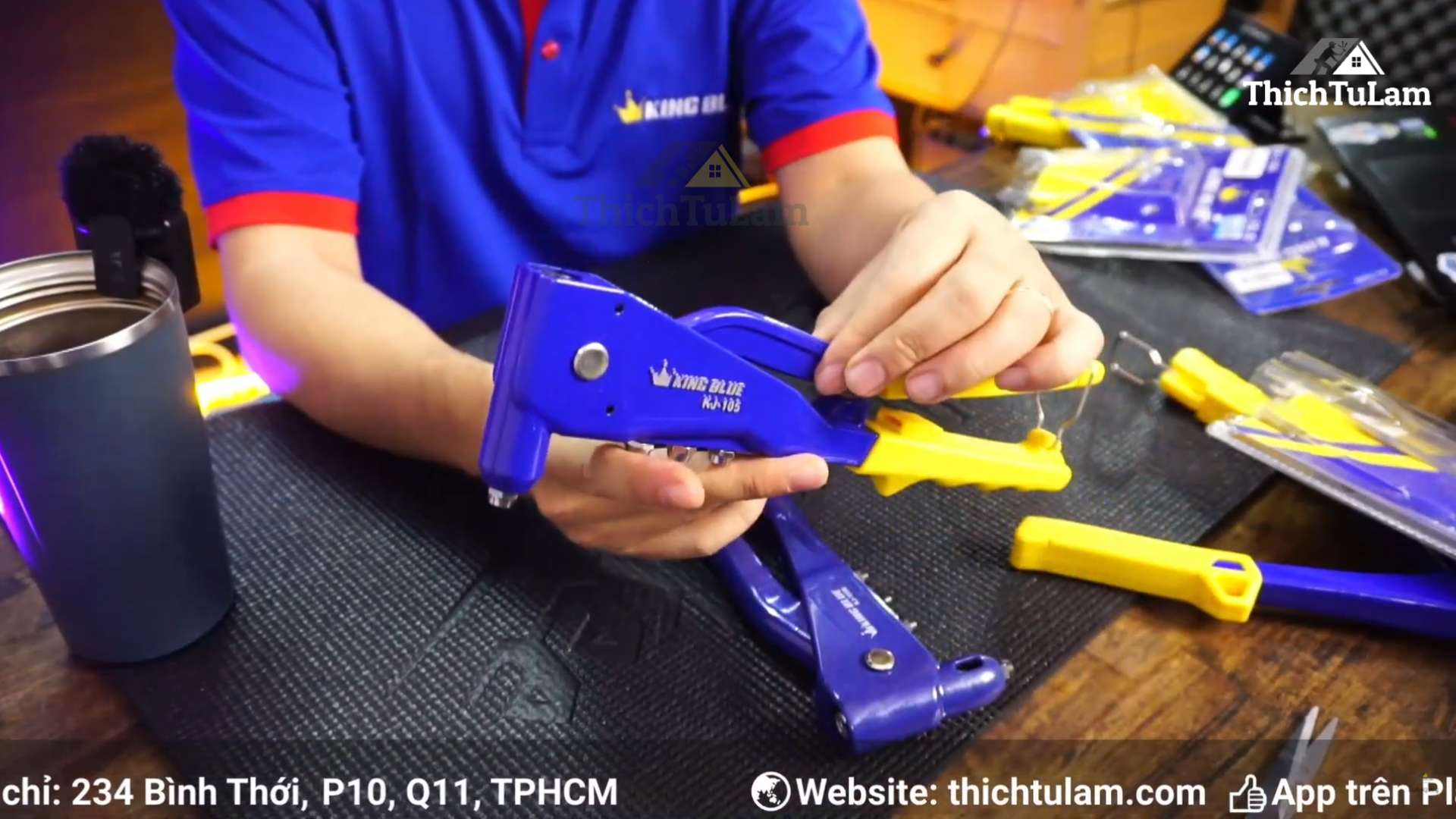 Kìm rút đinh ri-ve giá rẻ Kingblue giá rẻ KJ-105