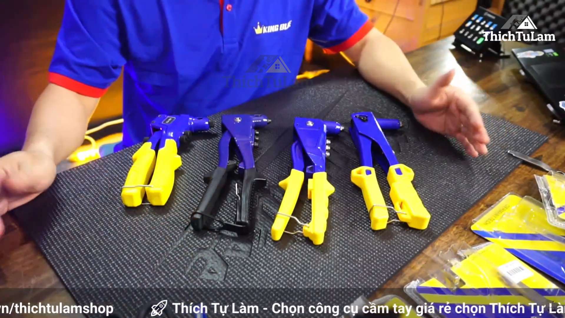 Kìm rút đinh rive Kingblue