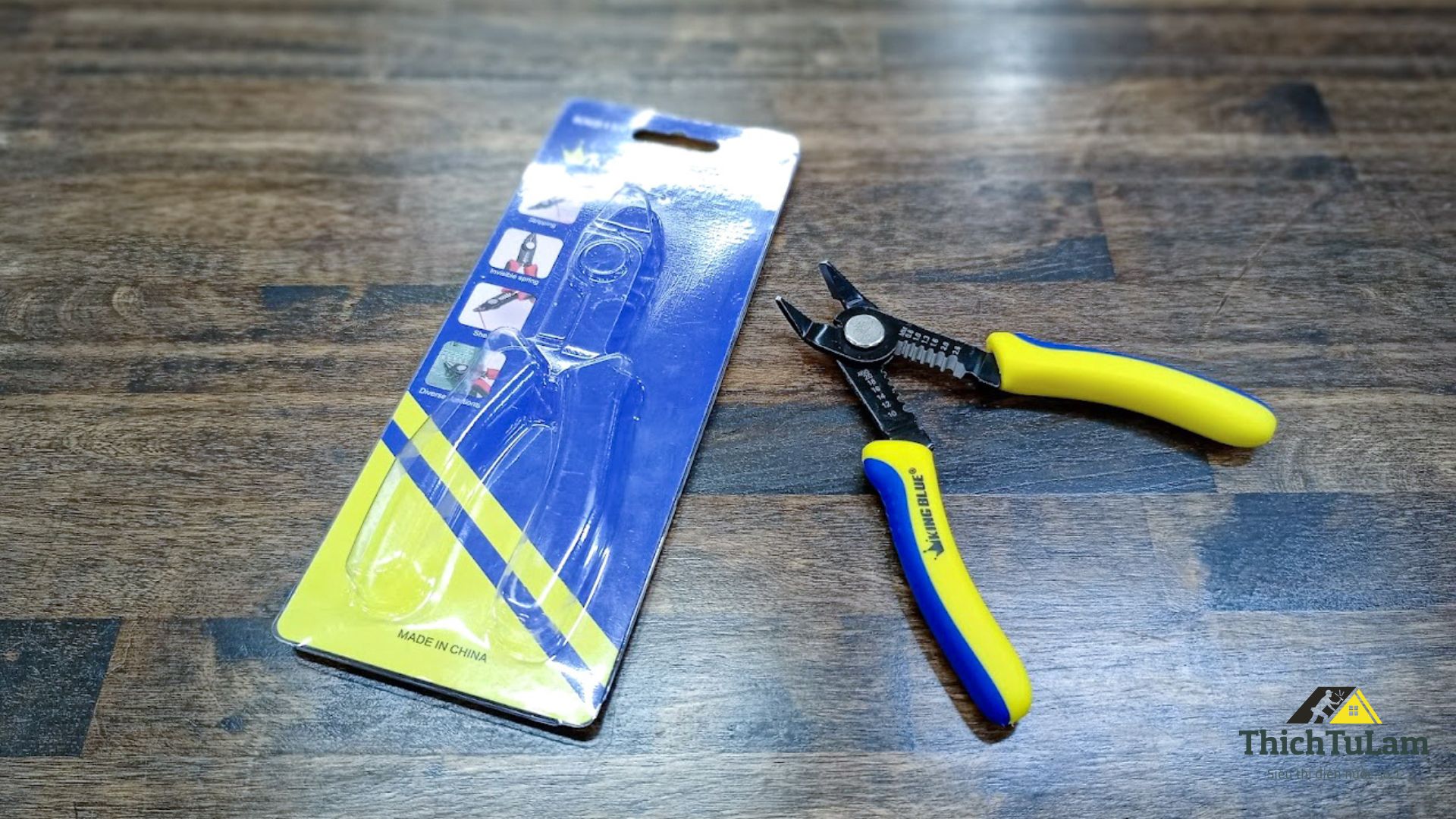 Kìm tuốt dây điện đa năng Kingblue KND150