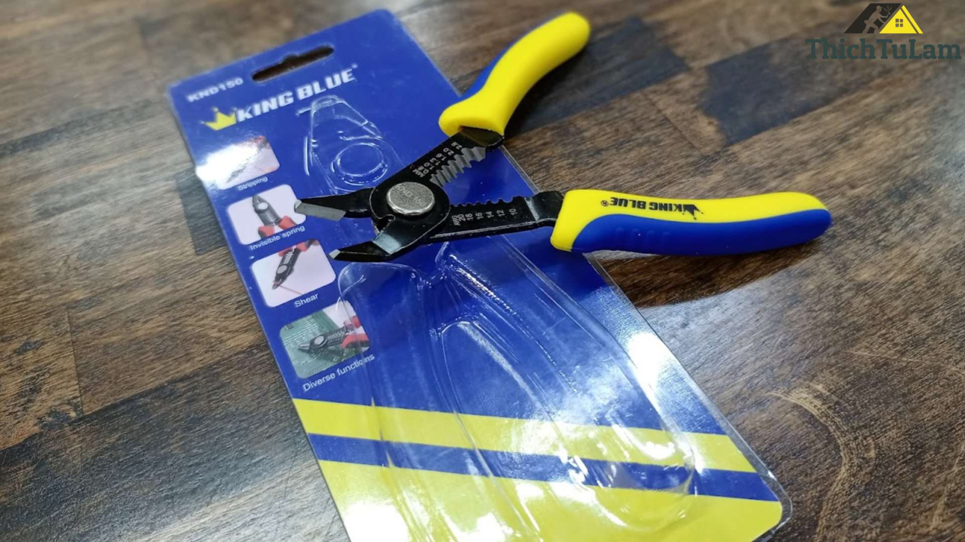 Kìm tuốt dây điện đa năng Kingblue KND150