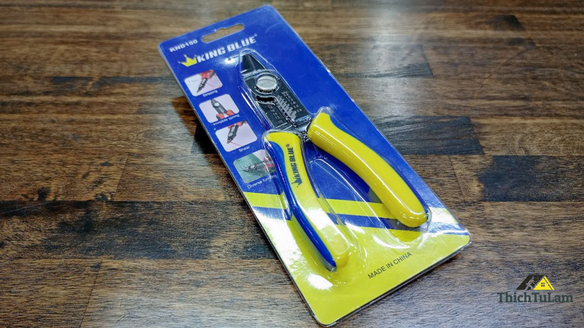 Kìm tuốt dây điện đa năng Kingblue KND150