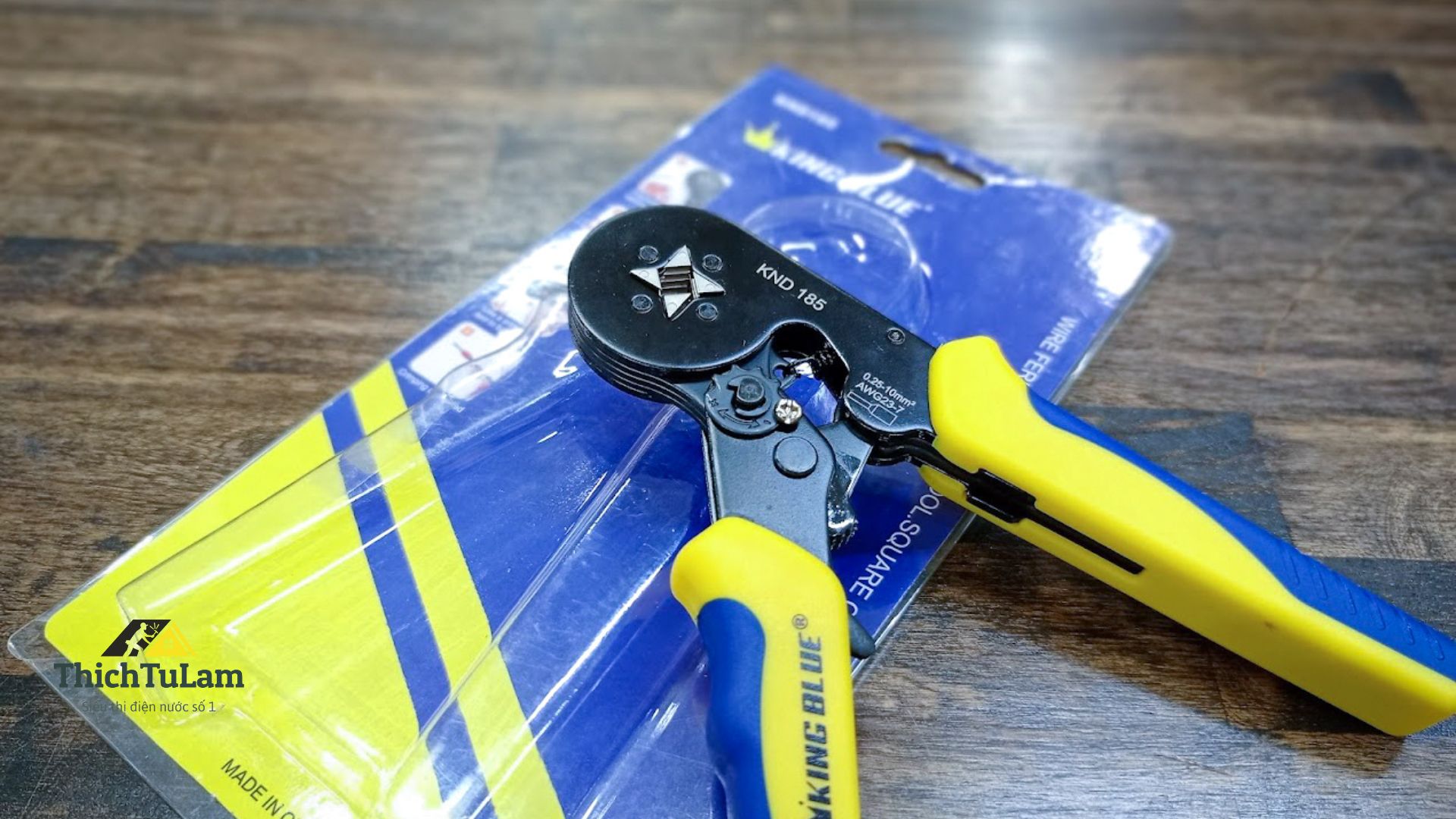 Kìm bấm cos vuông (tròn) 0.25mm-10mm Kingblue KND185