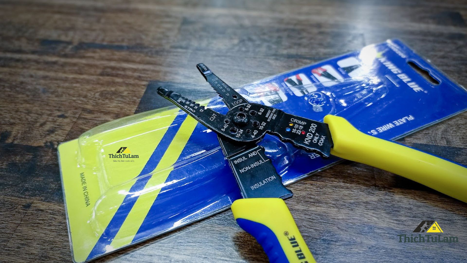 Kìm tuốt dây điện đa năng Kingblue KND200