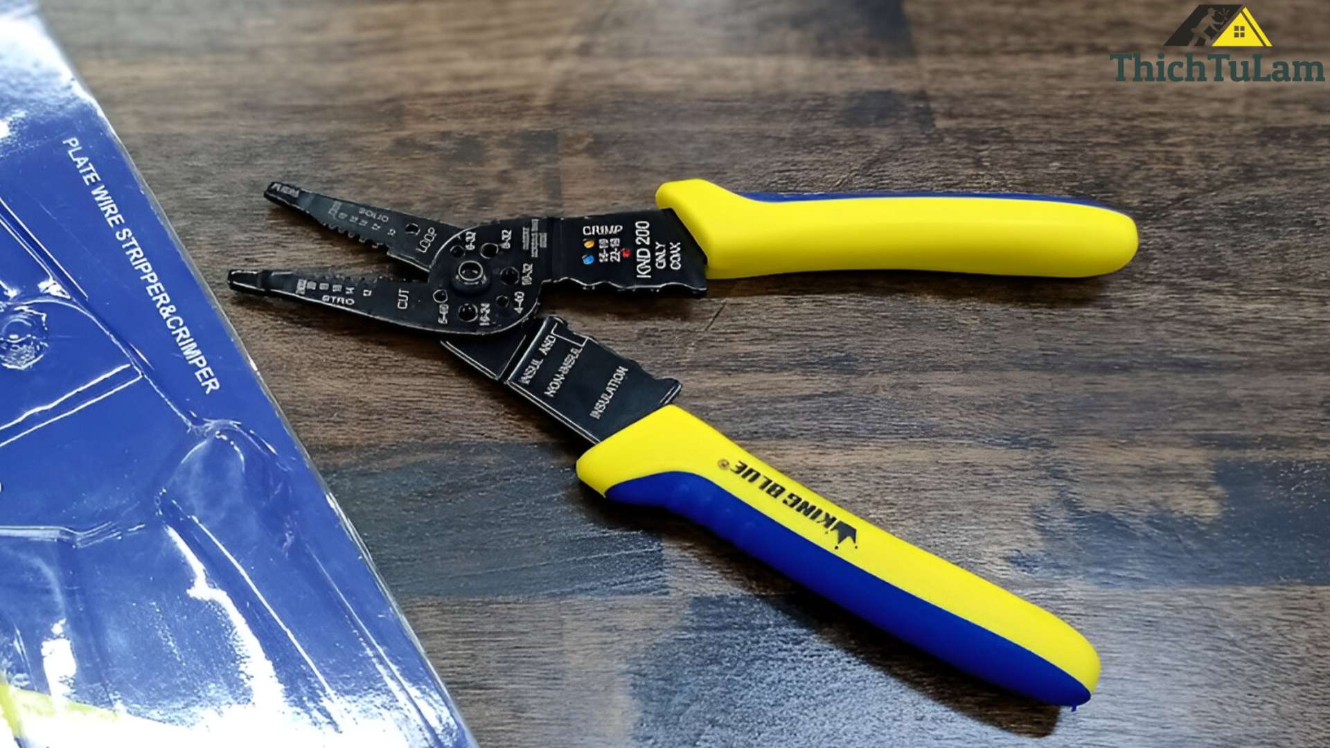 Kìm tuốt dây điện đa năng Kingblue KND200