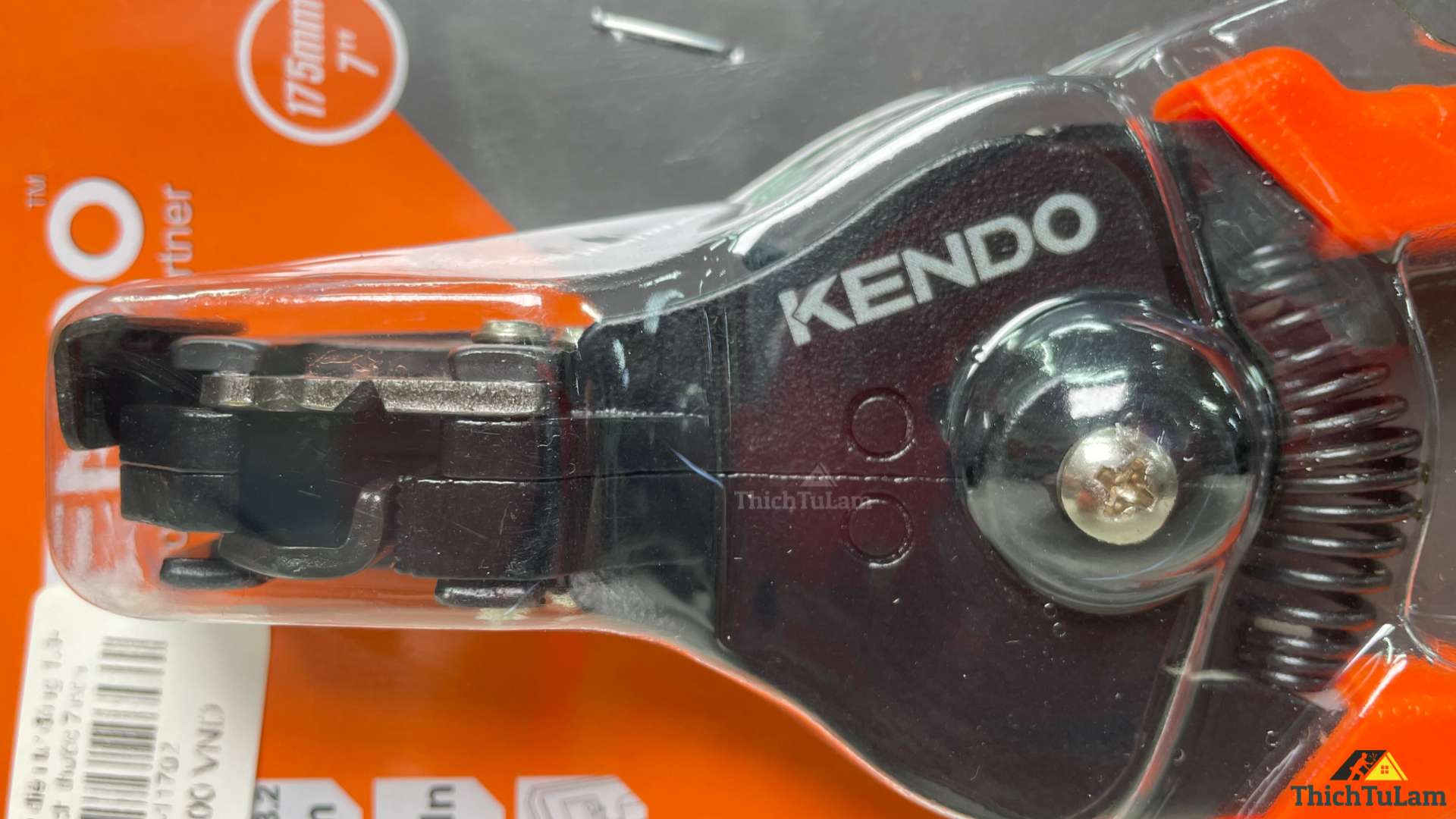 Kìm tuốt dây điện tự động 1.0-3.2mm kích thước 7inch 175mm Kendo 11702