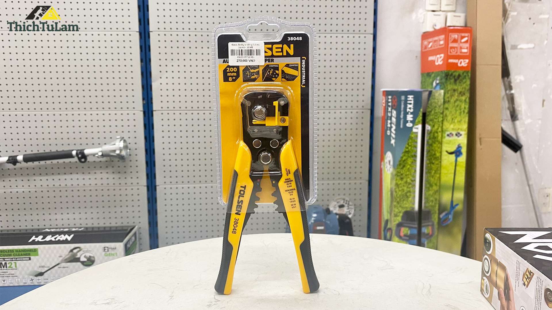 Kìm tuốt dây tự động Tolsen 38048