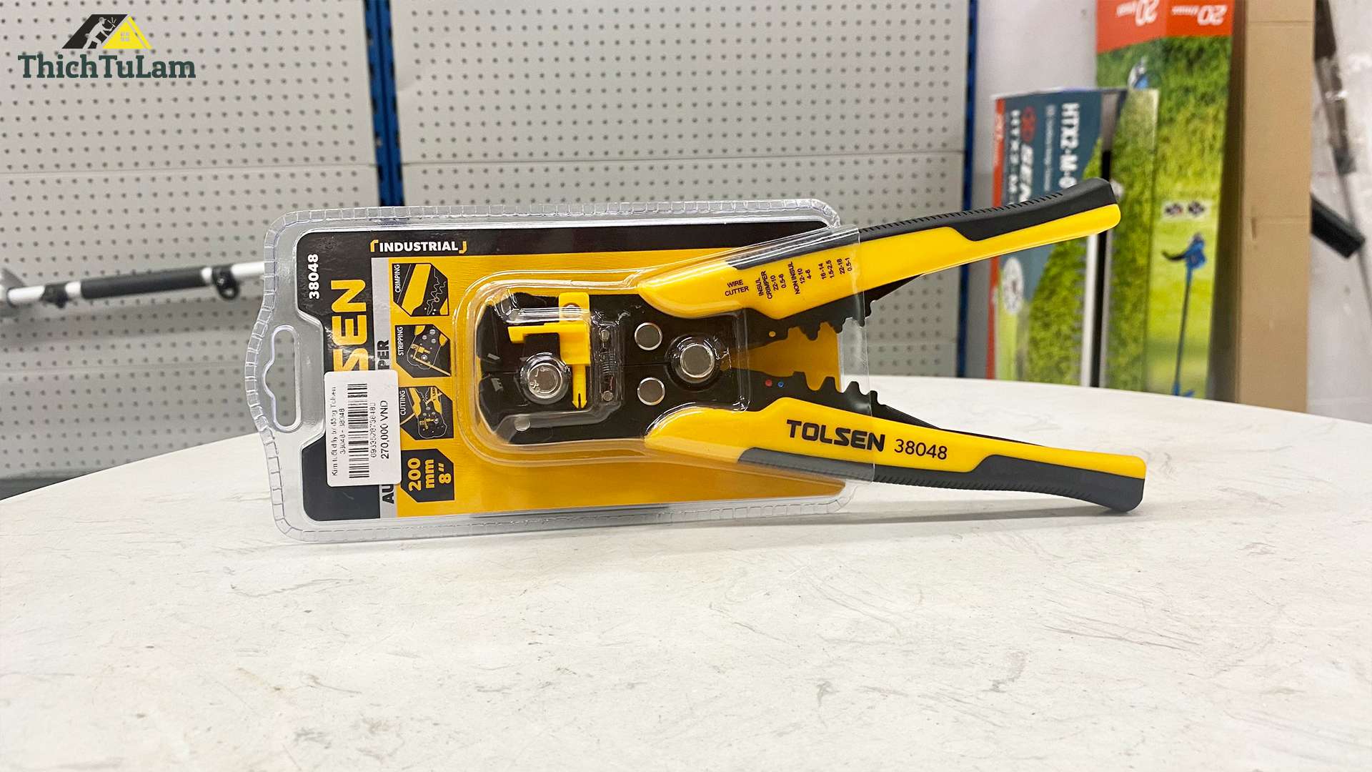 Kìm tuốt dây tự động Tolsen 38048