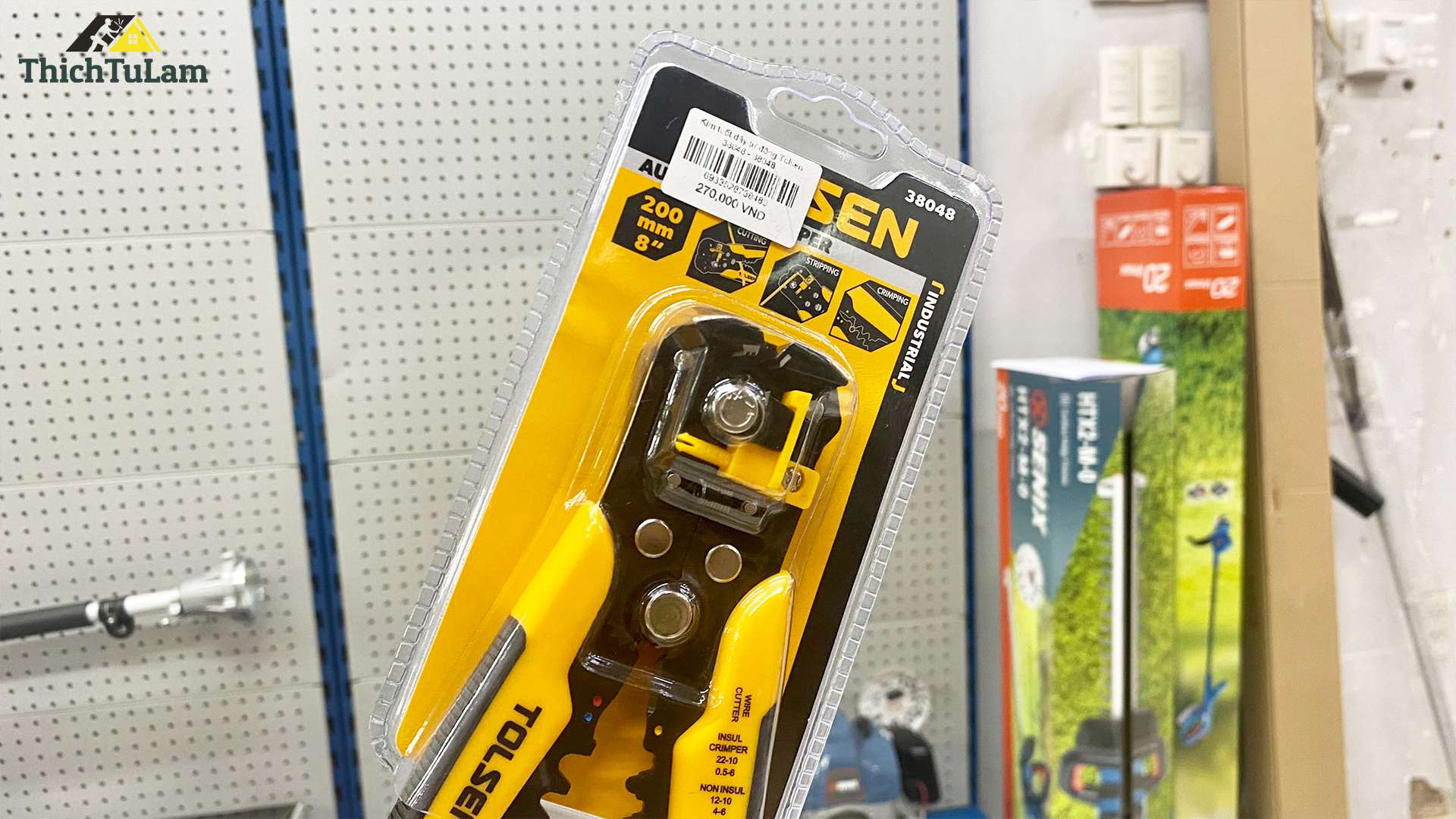 Kìm tuốt dây tự động Tolsen 38048