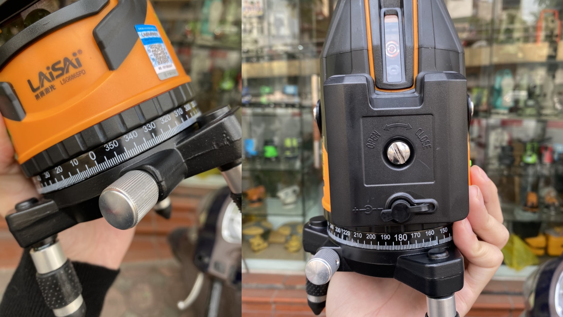 Máy Cân Mực Laser LaiSai 5 Tia Xanh LSG686SPD