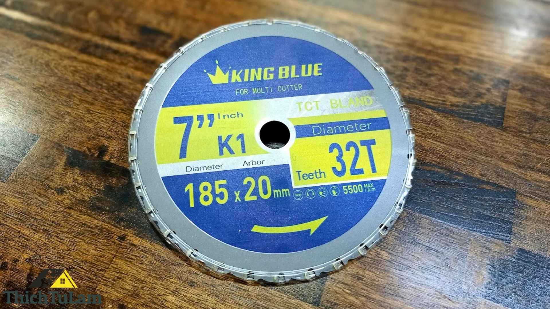 Lưỡi cưa kim loại (Cưa sắt) KingBlue K1-185x32T