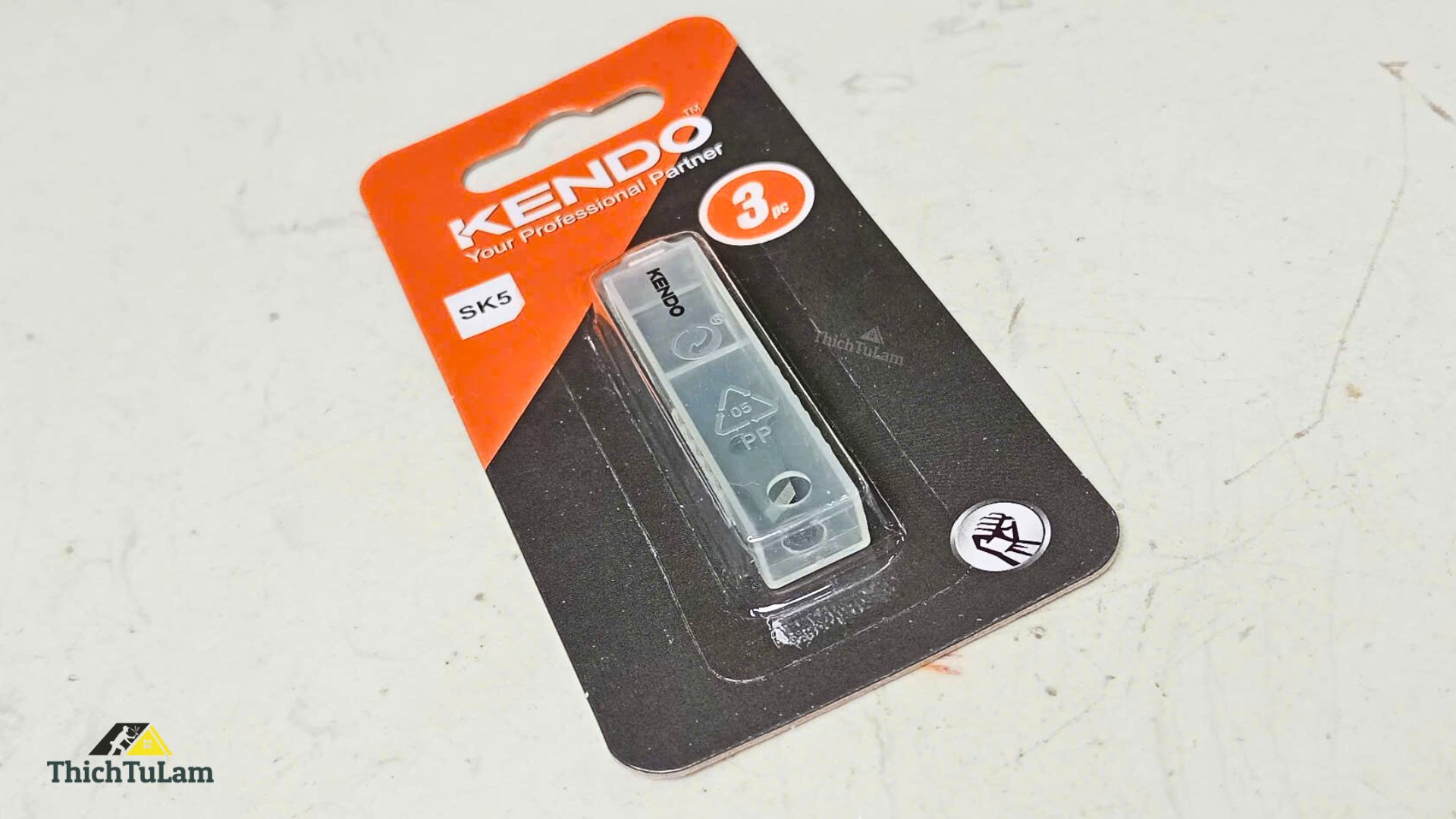 Lưỡi dao cắt vòng tròn bằng thép SK5 (3 cáibộ) Kendo 30950