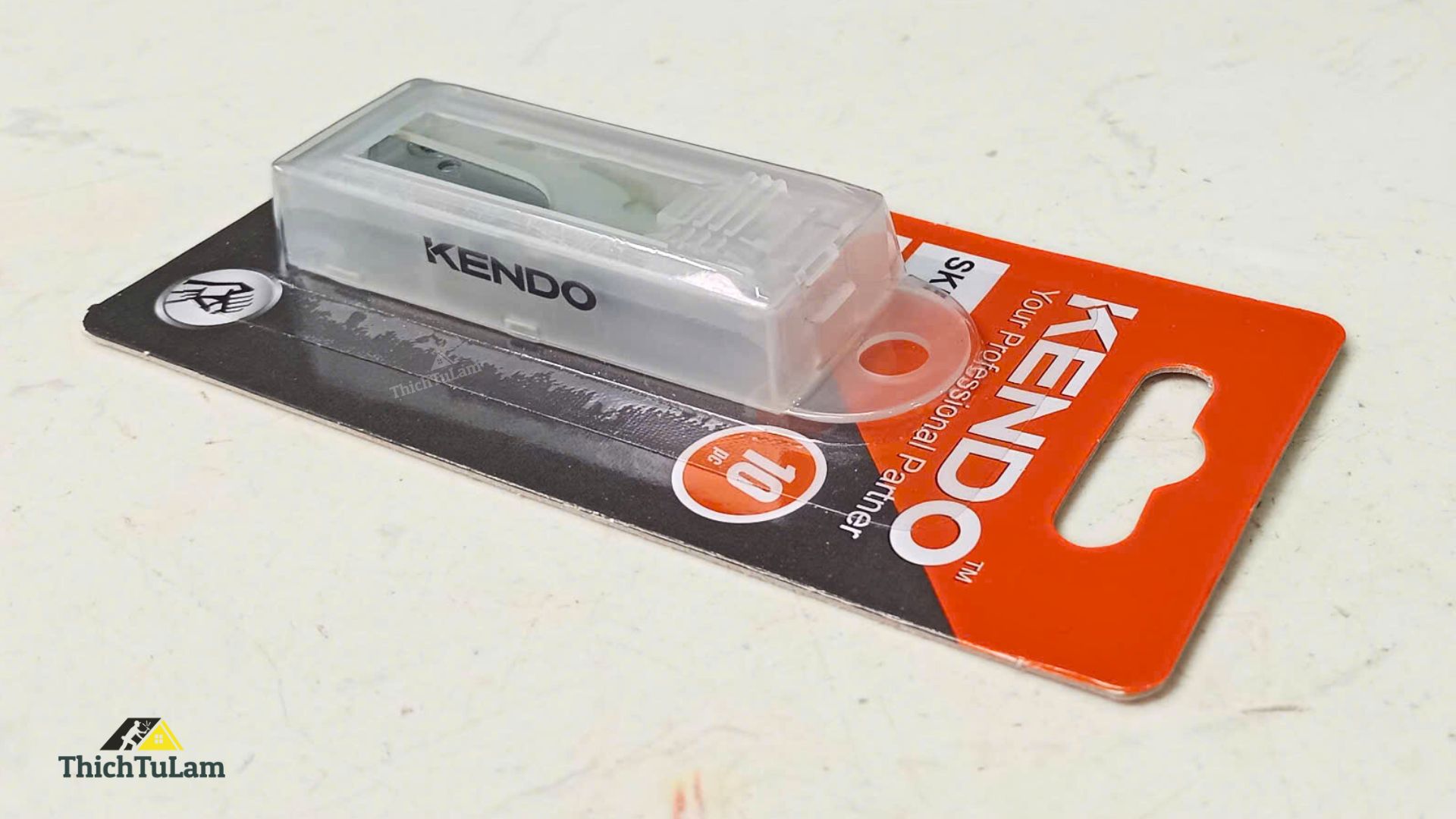 Lưỡi dao móc bằng thép SK5 (10 cáibộ) Kendo 30657