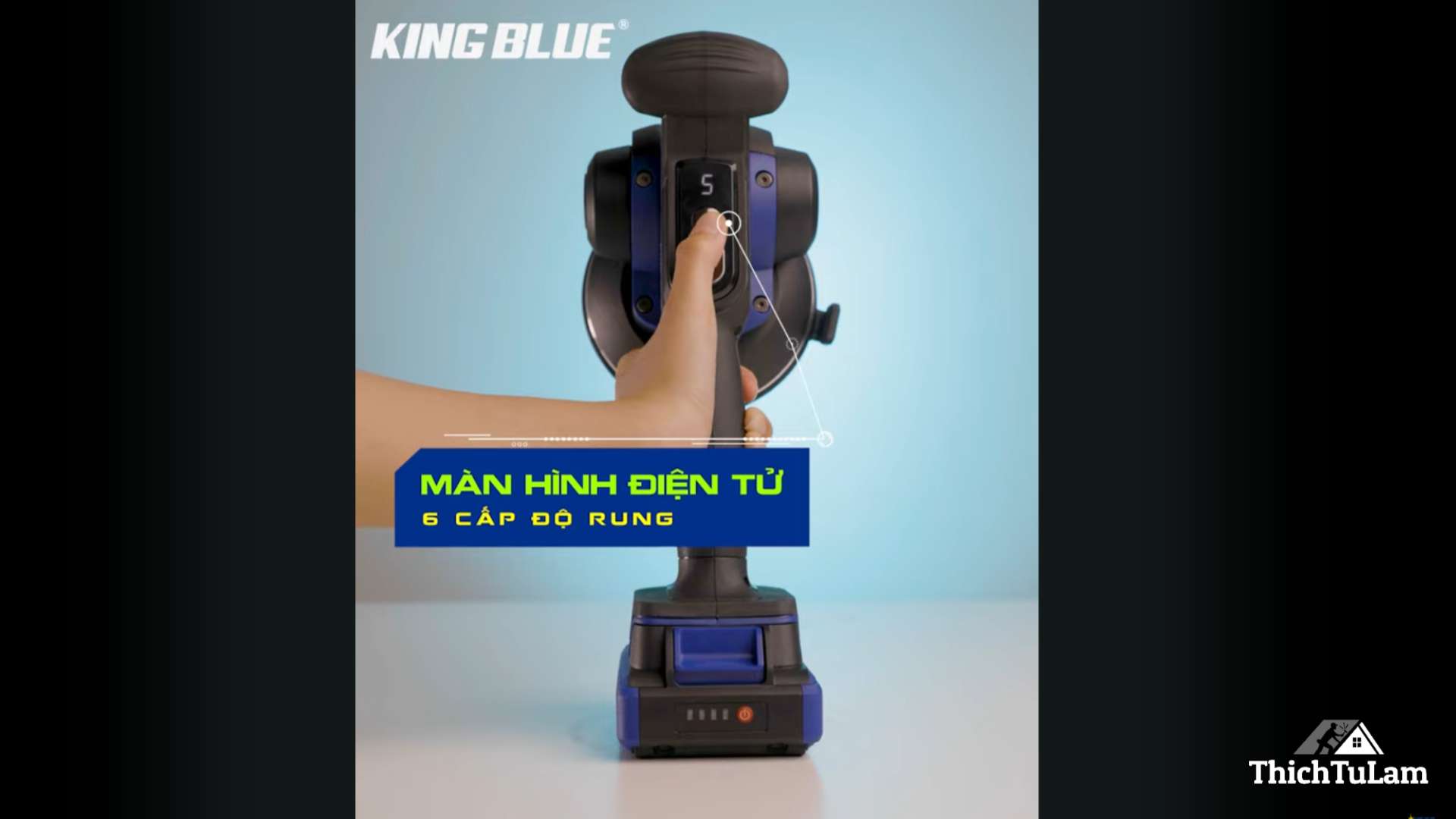 Màn hình điện tử hiển thị 6 cấp độ rung