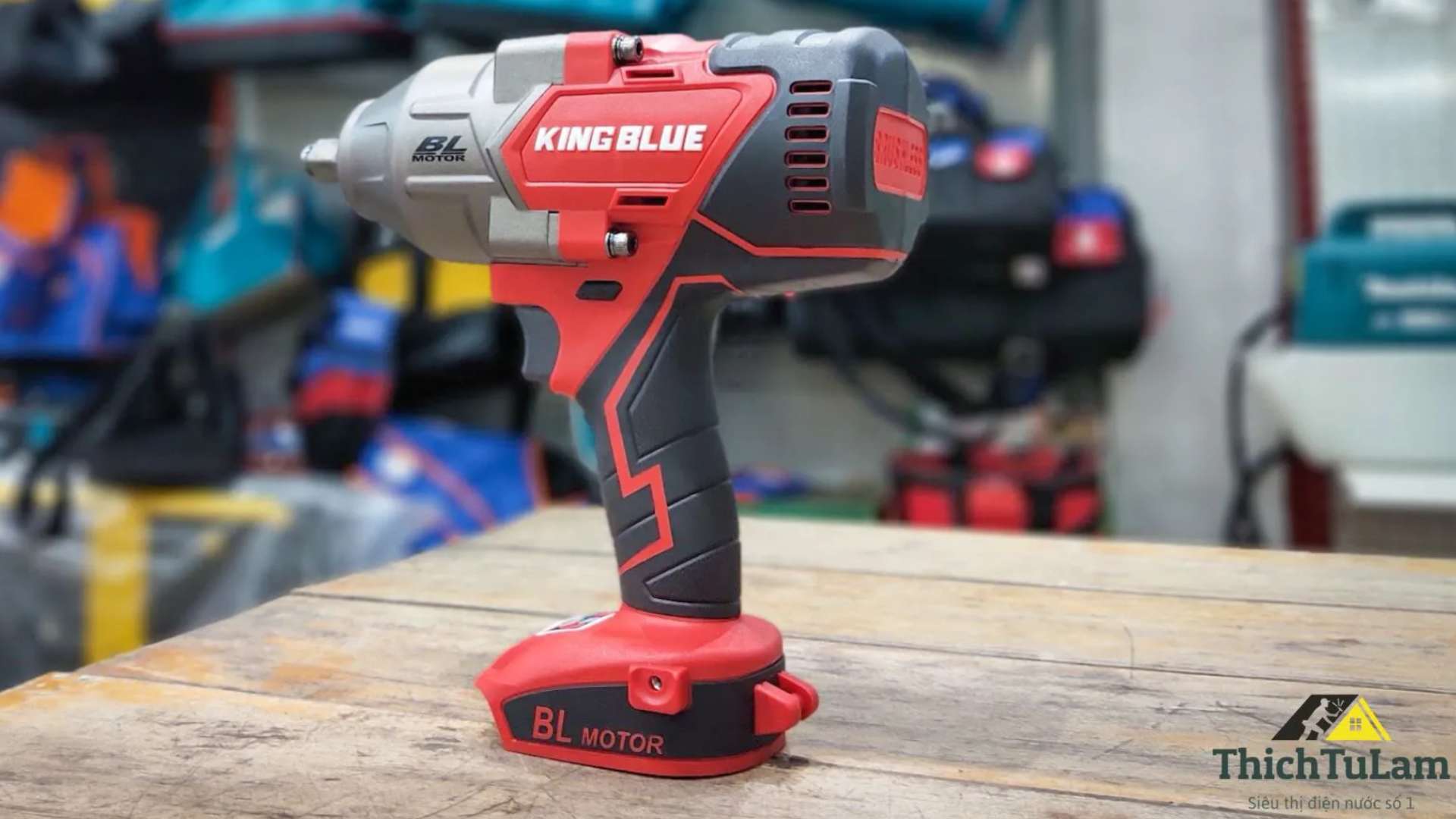 Máy bắn bu lông pin King Blue KM18S12