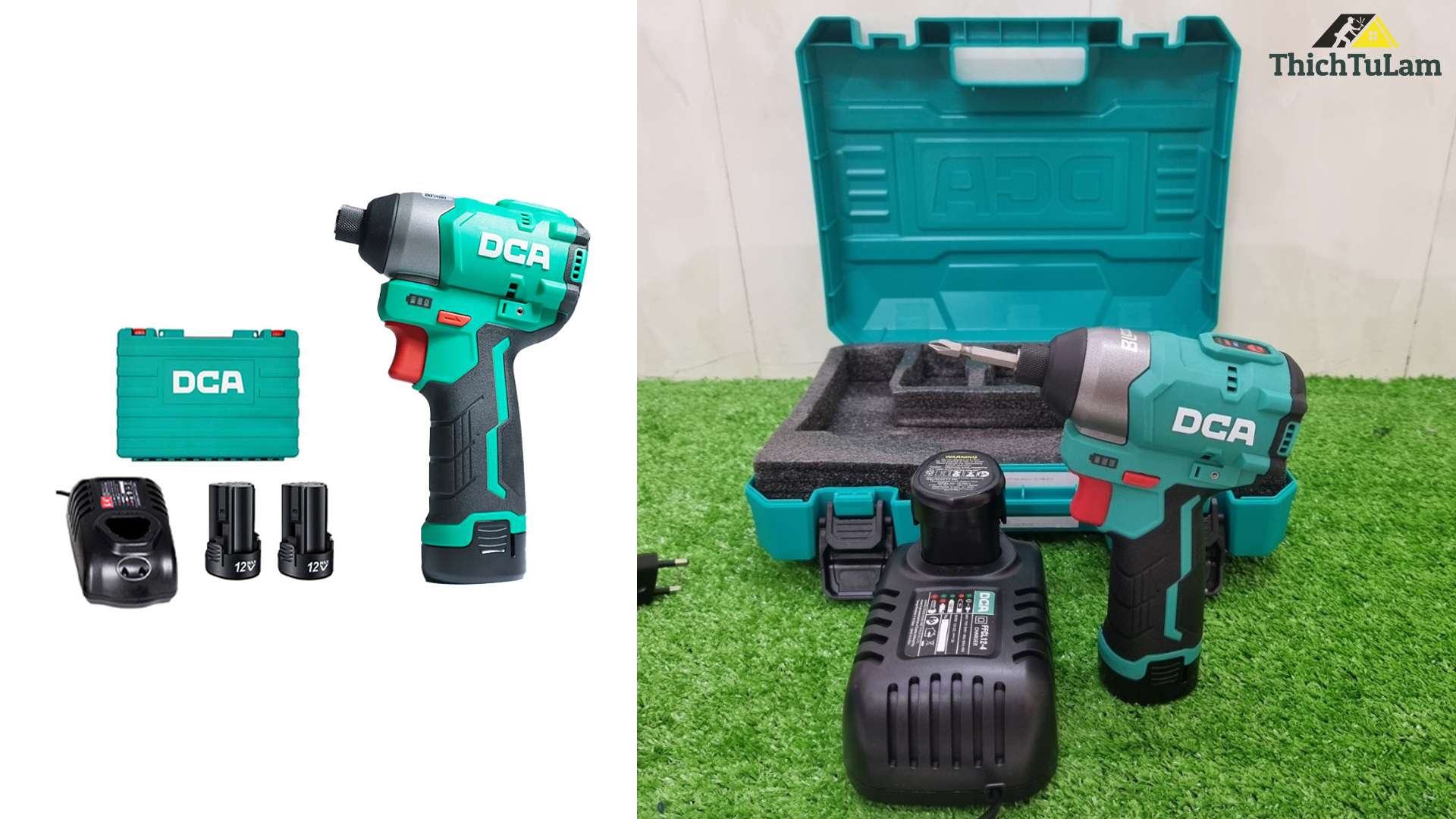 Máy bắn vít dùng pin 12V Max DCA ADPL04-8EK