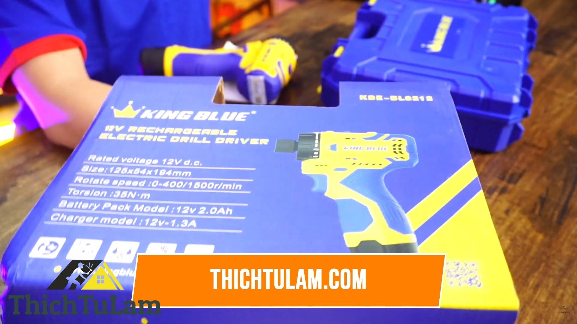 MÁY BẮN VÍT PIN 12V KINGBLUE KBE-BL8212