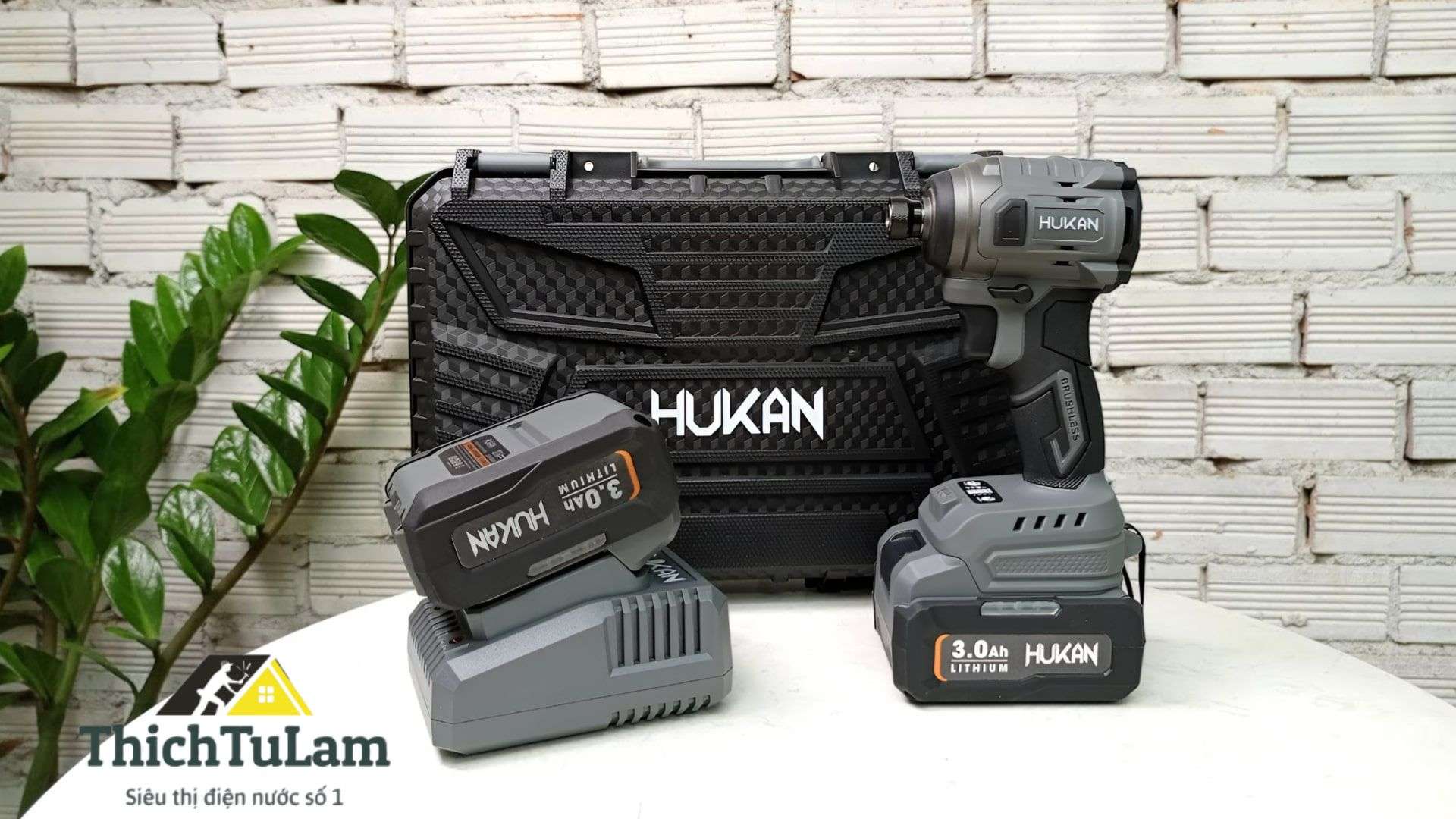 MÁY BẮN VÍT 21V (BỘ 2 PIN 1 SẠC) HUKAN HM21-G2CVX230N