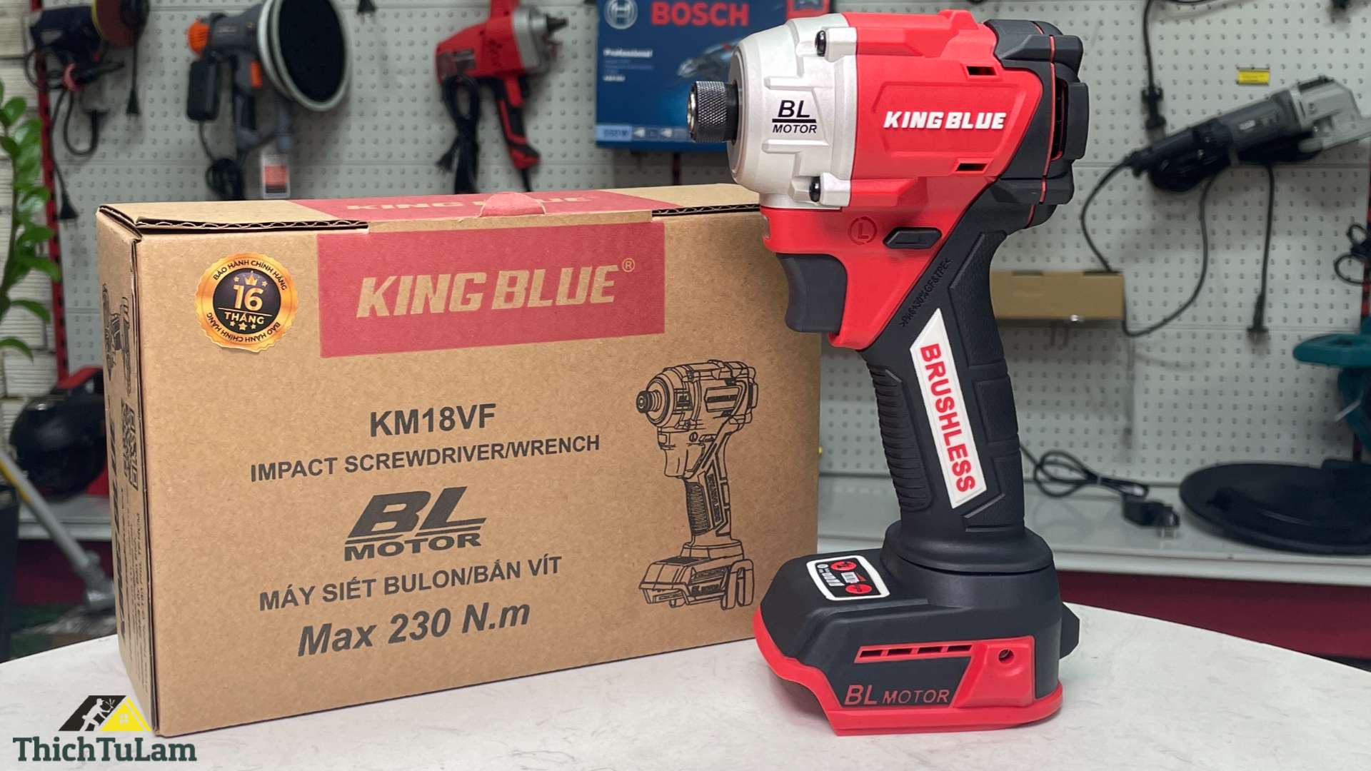 Máy bắn vít pin Kingblue 230N KM18VF