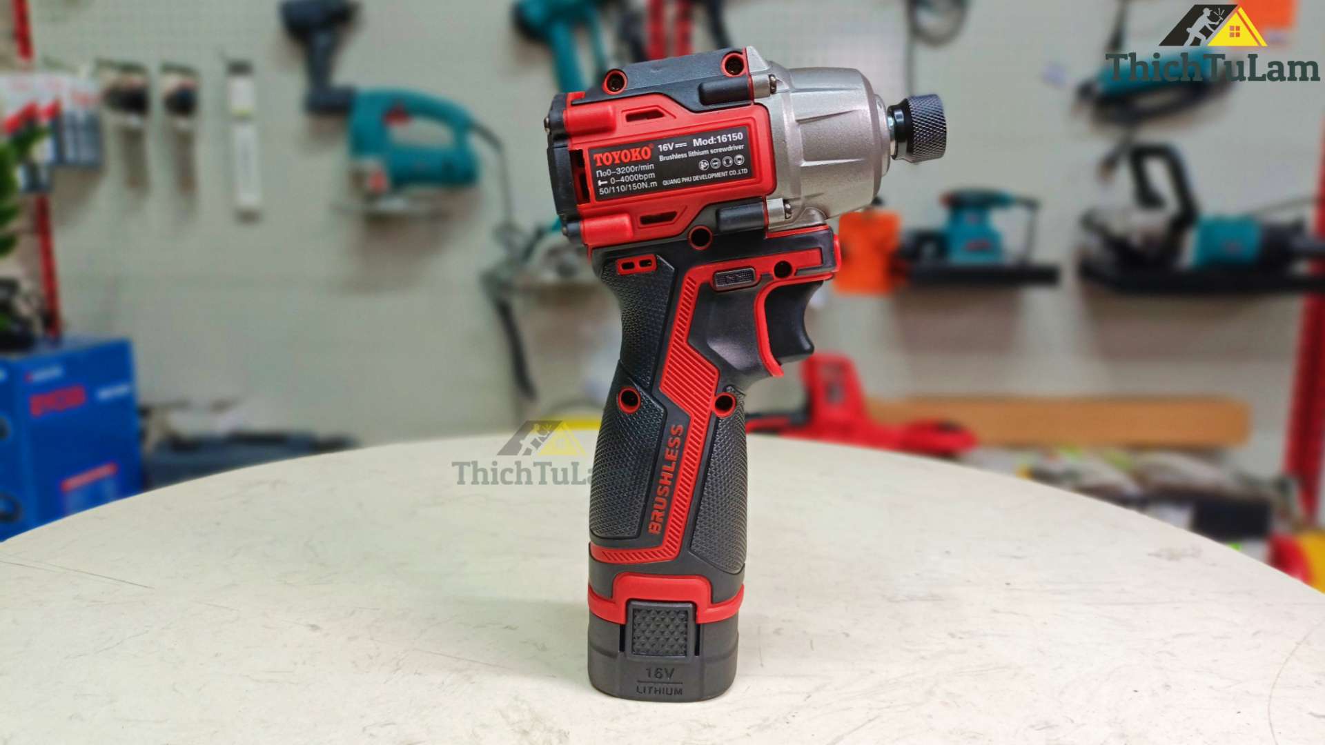 Máy bắn vít pin 16v Toyoko T16150