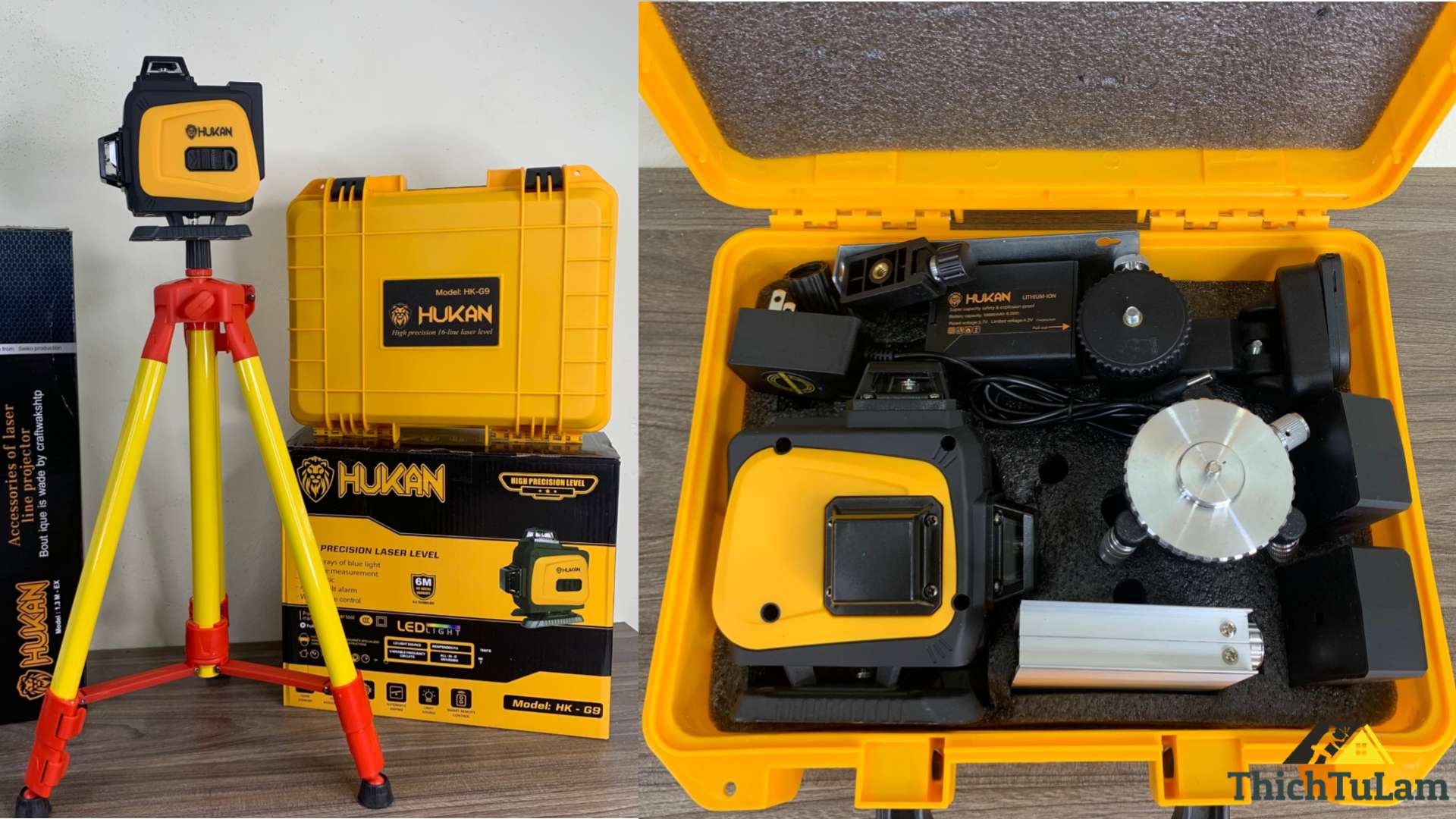 Máy cân mực 16 tia xanh Hukan HK-G9 (không kèm chân)