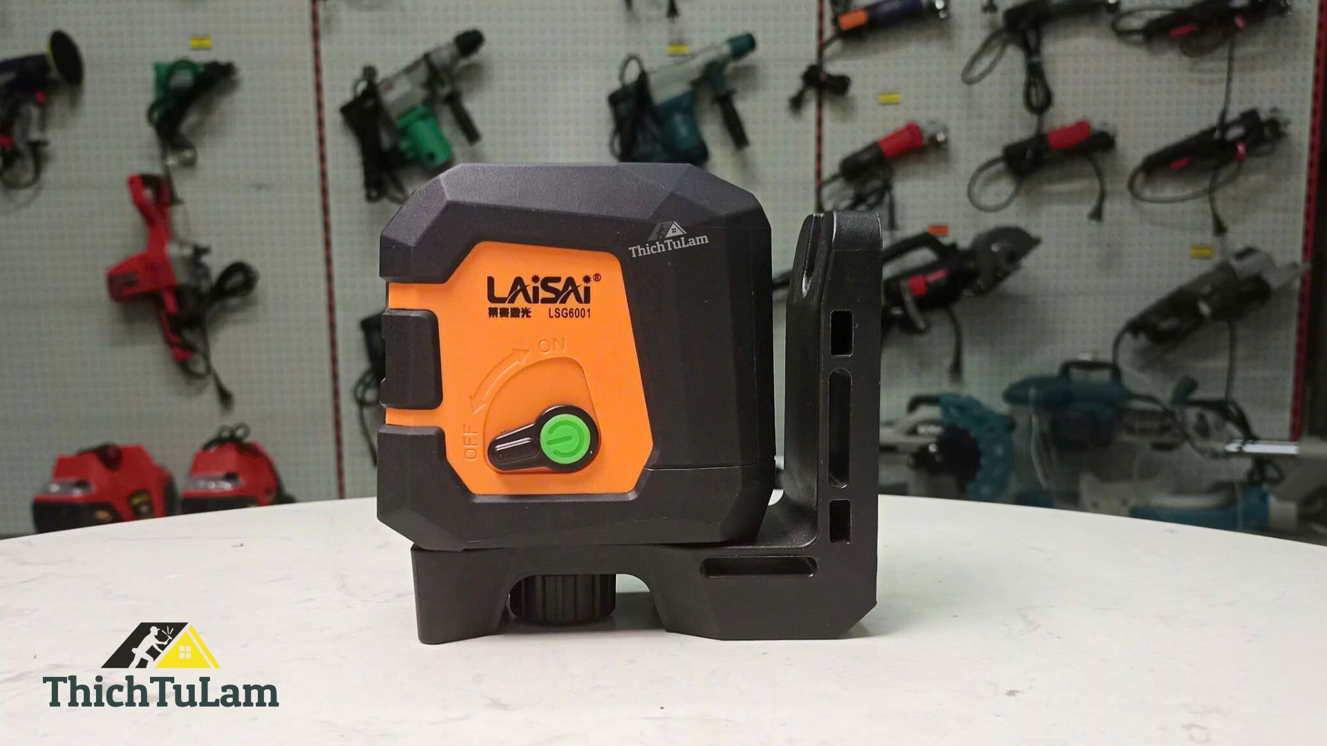 Máy cân mực laser 2 tia xanh Laisai LSG6001