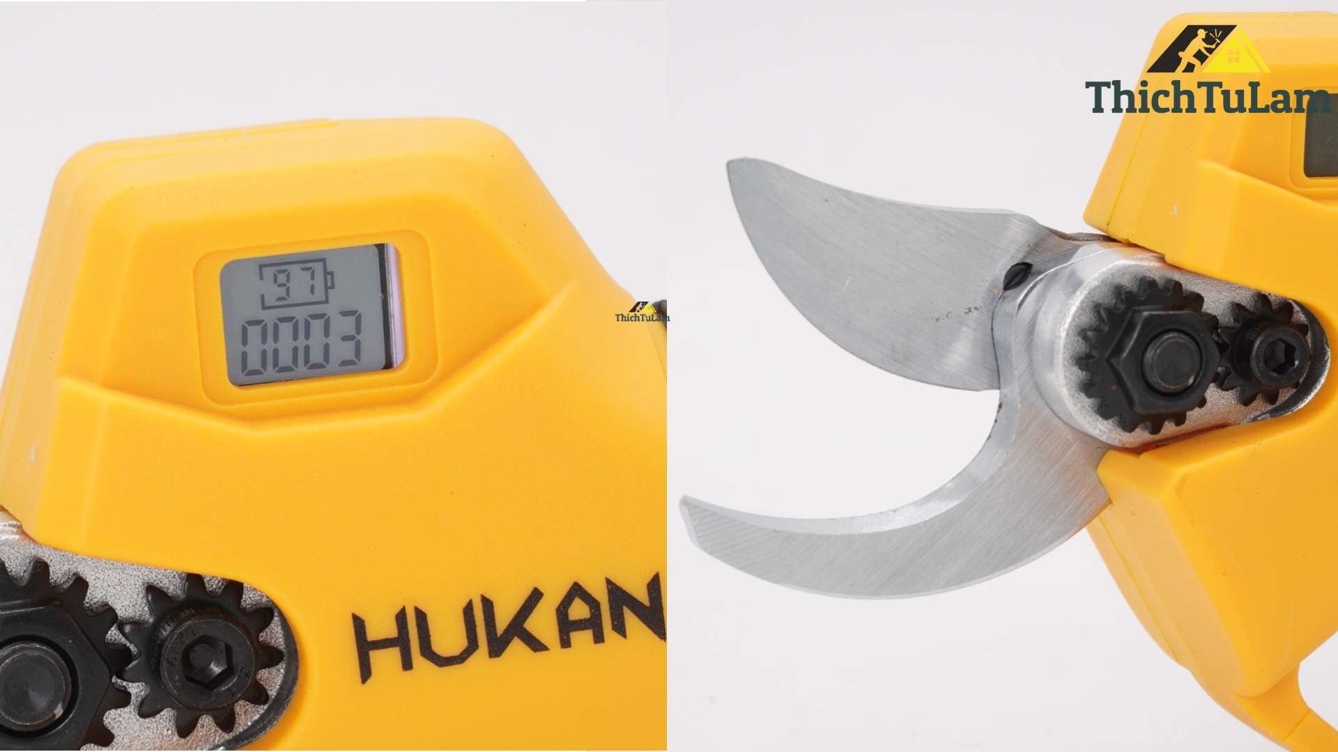 Lưỡi cắt và đồng hồ hiển thị