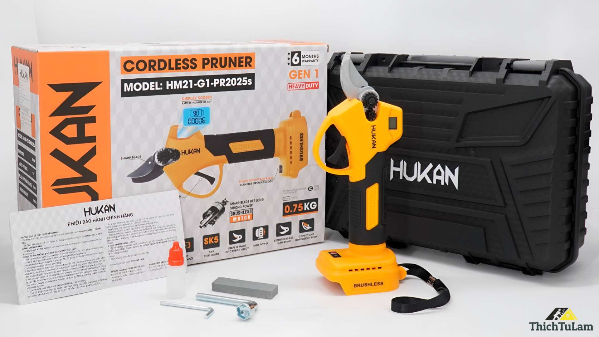 Thân máy cắt cành pin 21V Hukan HM21-G1-PR2025S-T