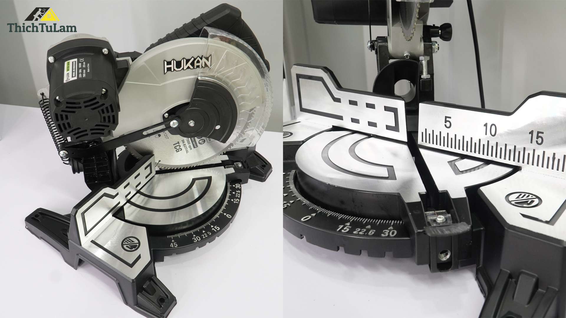Máy cắt nhôm đa góc 1650W 255mm Hukan HK-MS0255CR