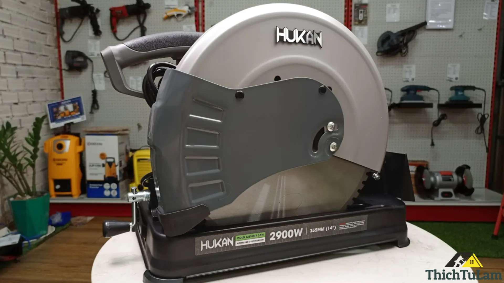 Máy cắt sắt hợp kim tua chậm 2900W 355mm Hukan HK-G2-CHK2900W