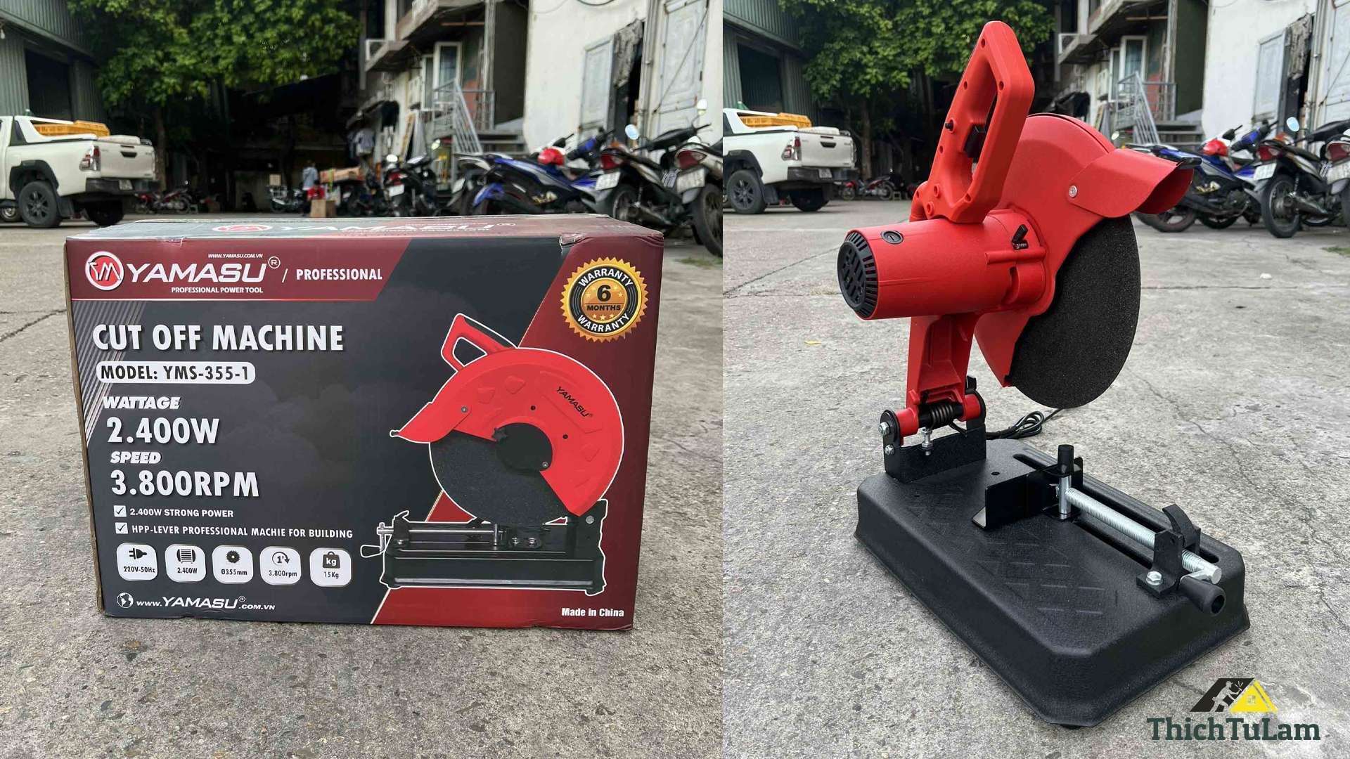 Máy cắt sắt YAMASU 355